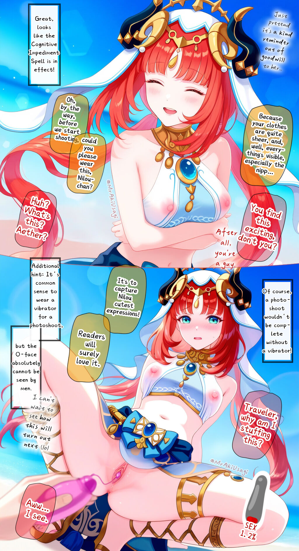 [MrAkiUsagi]Want to shoot erotic photos for Nilou![English] [Uncensored] [Digital] [AI Generated] (Incomplete) Page 3