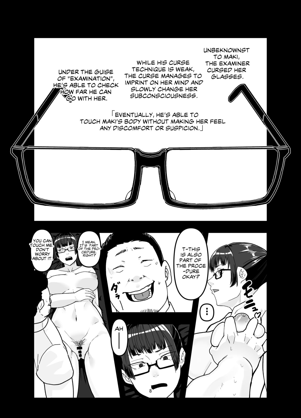[Doku Doku Kinoko (Shinonome 108)]Zenin Maki o Iinari ni Suru Megane(Jujutsu Kaisen) [English] [Digital] Page 8