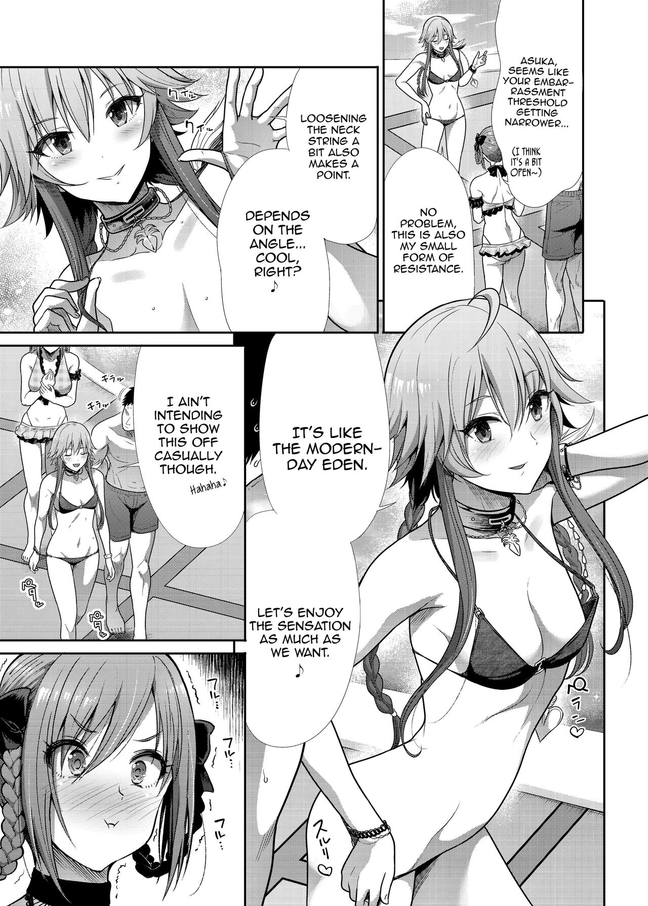 [Takemasaya (Takemasa Takeshi)]Mizugi Seikou Futarigakari | Having Sex in Swimsuits with Two People(THE IDOLM@STER CINDERELLA GIRLS) [English] [KombasID] [Digital] Page 4