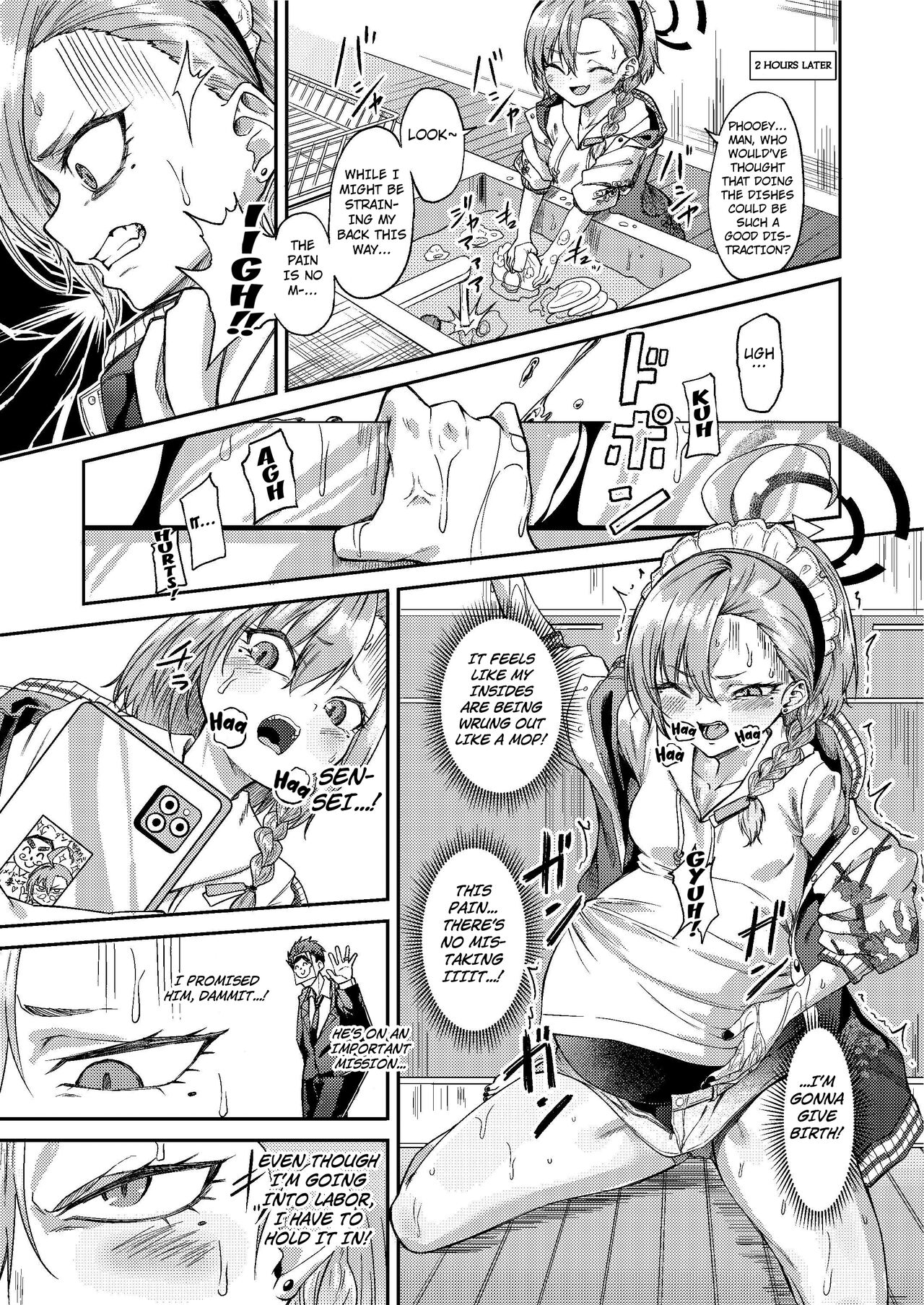 [MacNeil Koubou (Enikuma)]Sensei Wari Umarechau(Blue Archive) [English] [Kuraudo] [Digital] Page 4