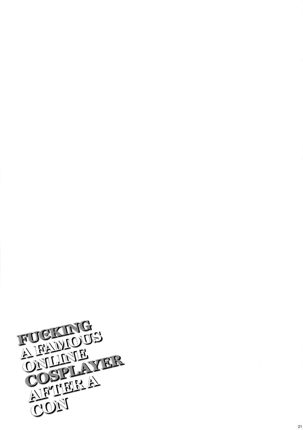 (C103) [MAIDOLL (Fei)]SNS de Daininkina Layer ga Watashi o Sasotte Off-Pako no Hanashi. | Fucking a Famous Online Cosplayer After a Con[English] [cutegyaruTL] Page 21