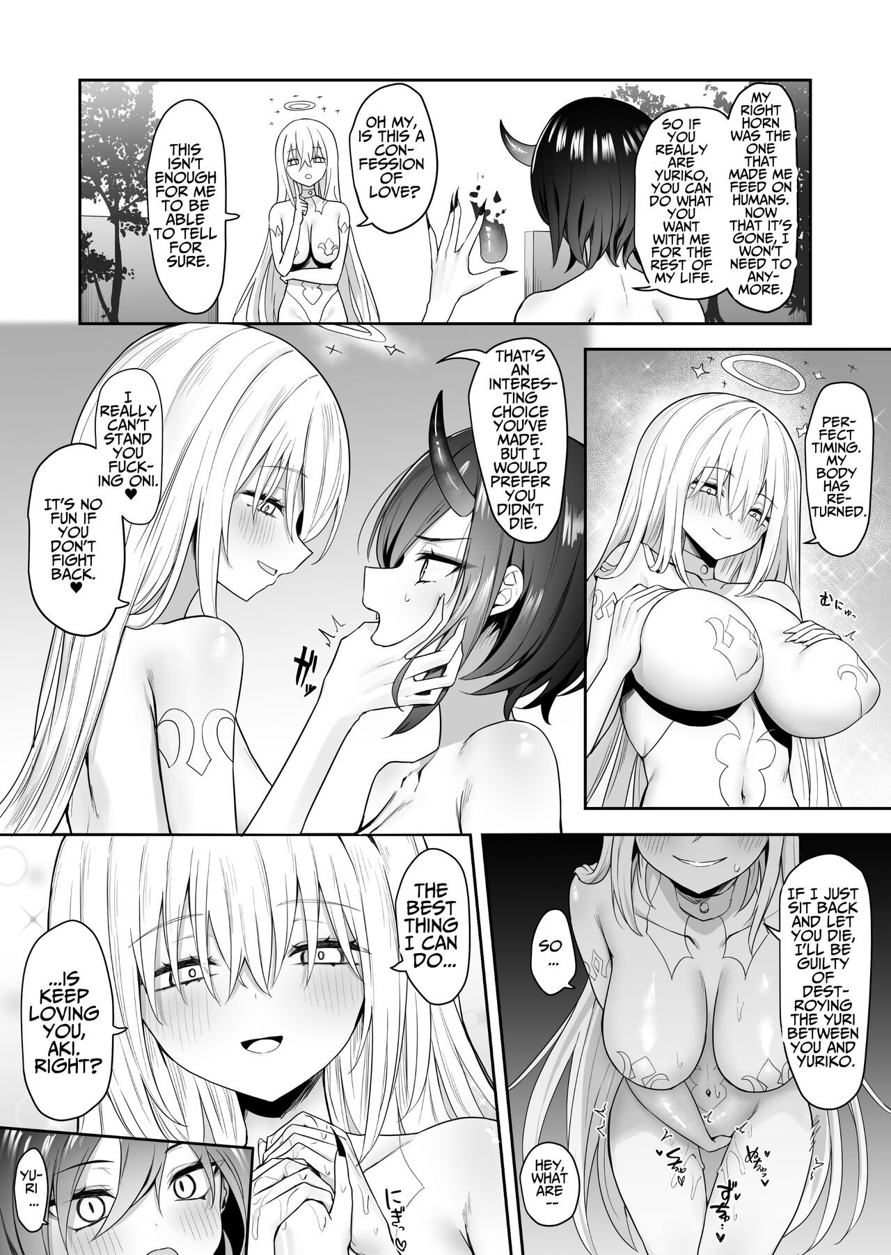 [Pirio Destruction (Piripun)]Yuri Tenshi to Ai no Oni | Lesbian Angel and The Ogre of Love[English] [Suikashoujo] Page 27