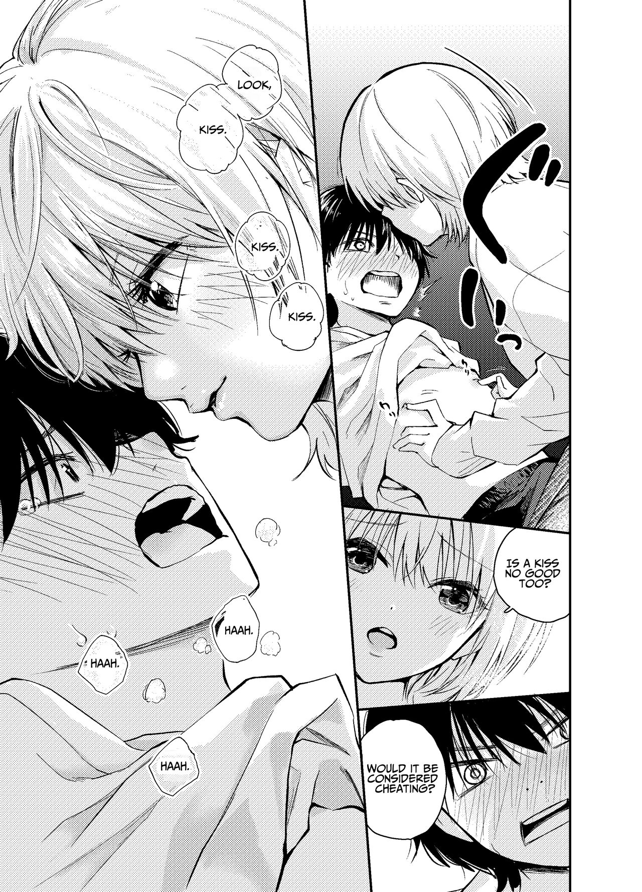 [Hatsuyasumi]Mukashi no Sugata ni Modotta Otto to no Sex wa Uwaki desu ka? | Is Having Sex With My Rejuvenated Husband Considered Cheating?[English] [Benri] Page 15