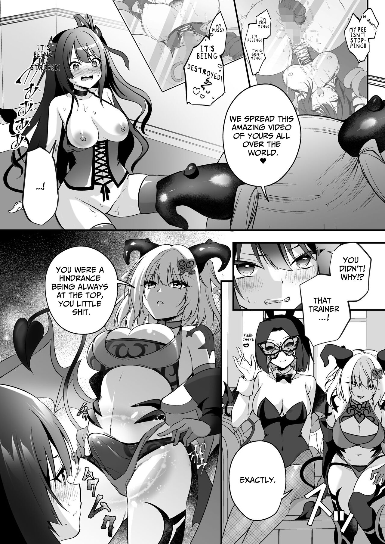 [Seika Kairaku Shoten (Eltoria, Rurimaru)]Mesu Gaki Sakyubasu no Wakara se Tyoukyou Kurabu～Kuri ze me × Nyoudou ze me × Zako Manko ka～ | Succubus Discipline Club ~Clit & Urethra Teasing x Weak Pussy-fication~[English] [Strike Noire] Page 27