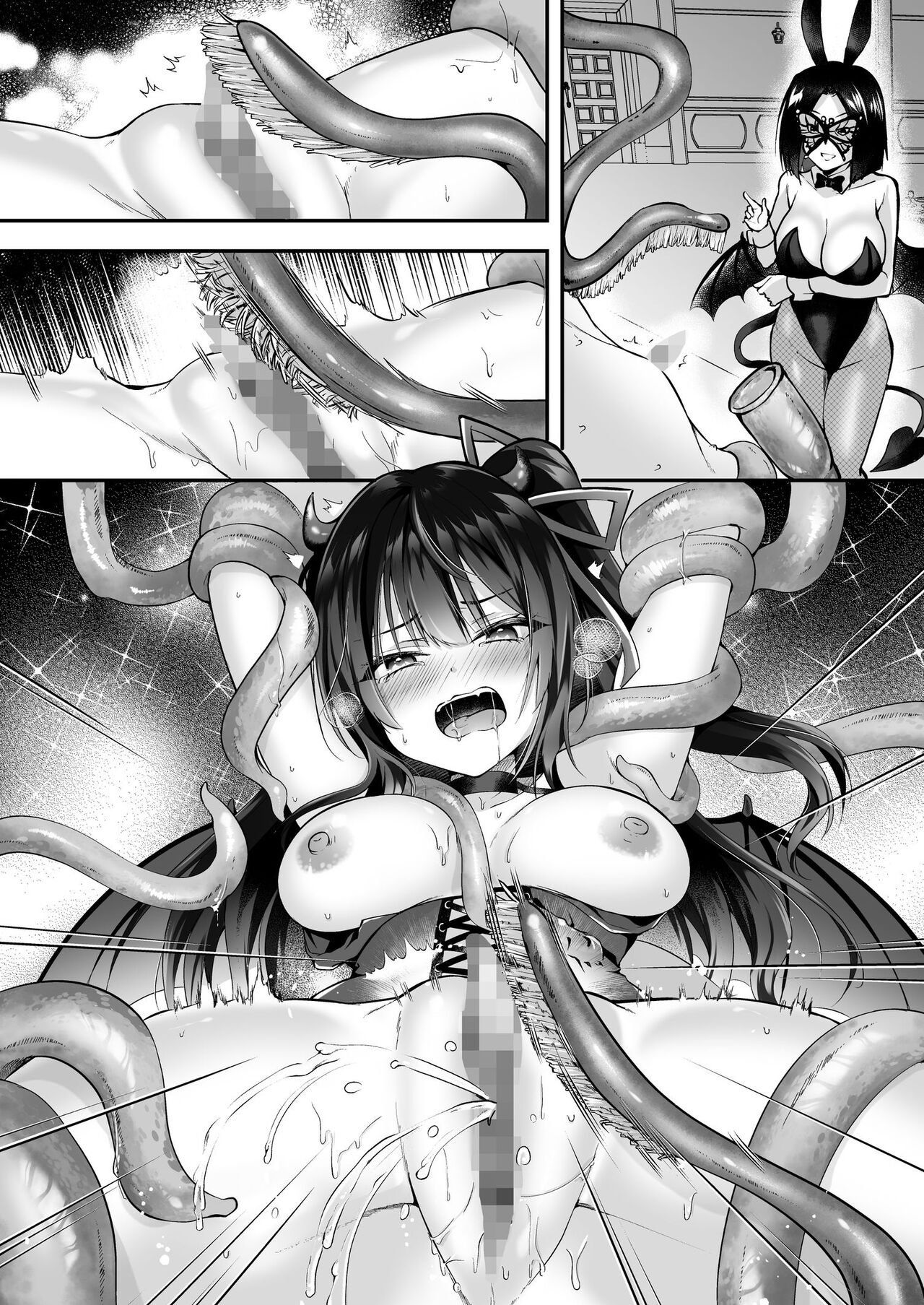 [Seika Kairaku Shoten (Eltoria, Rurimaru)]Mesu Gaki Sakyubasu no Wakara se Tyoukyou Kurabu～Kuri ze me × Nyoudou ze me × Zako Manko ka～ | Succubus Discipline Club ~Clit & Urethra Teasing x Weak Pussy-fication~[English] [Strike Noire] Page 47