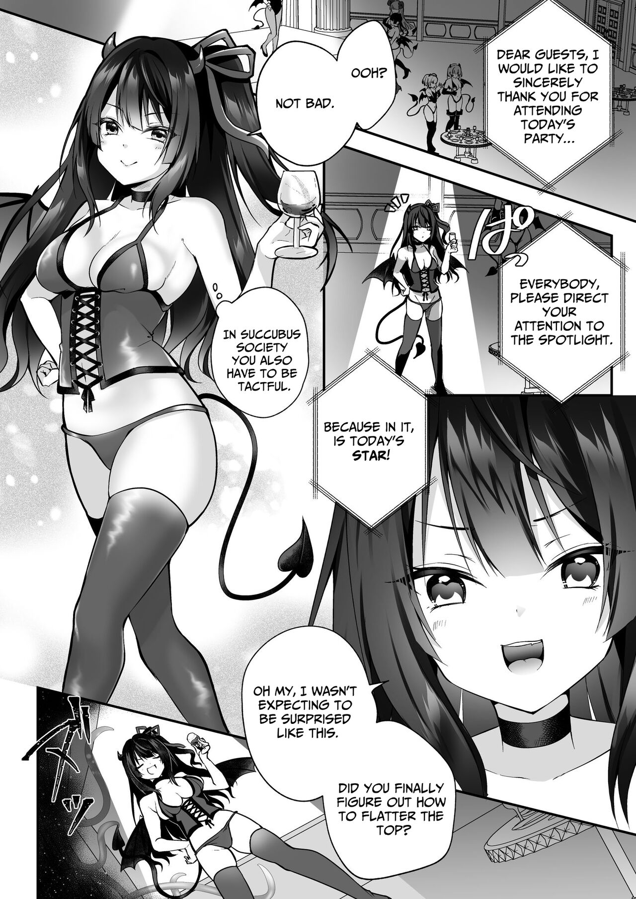 [Seika Kairaku Shoten (Eltoria, Rurimaru)]Mesu Gaki Sakyubasu no Wakara se Tyoukyou Kurabu～Kuri ze me × Nyoudou ze me × Zako Manko ka～ | Succubus Discipline Club ~Clit & Urethra Teasing x Weak Pussy-fication~[English] [Strike Noire] Page 7