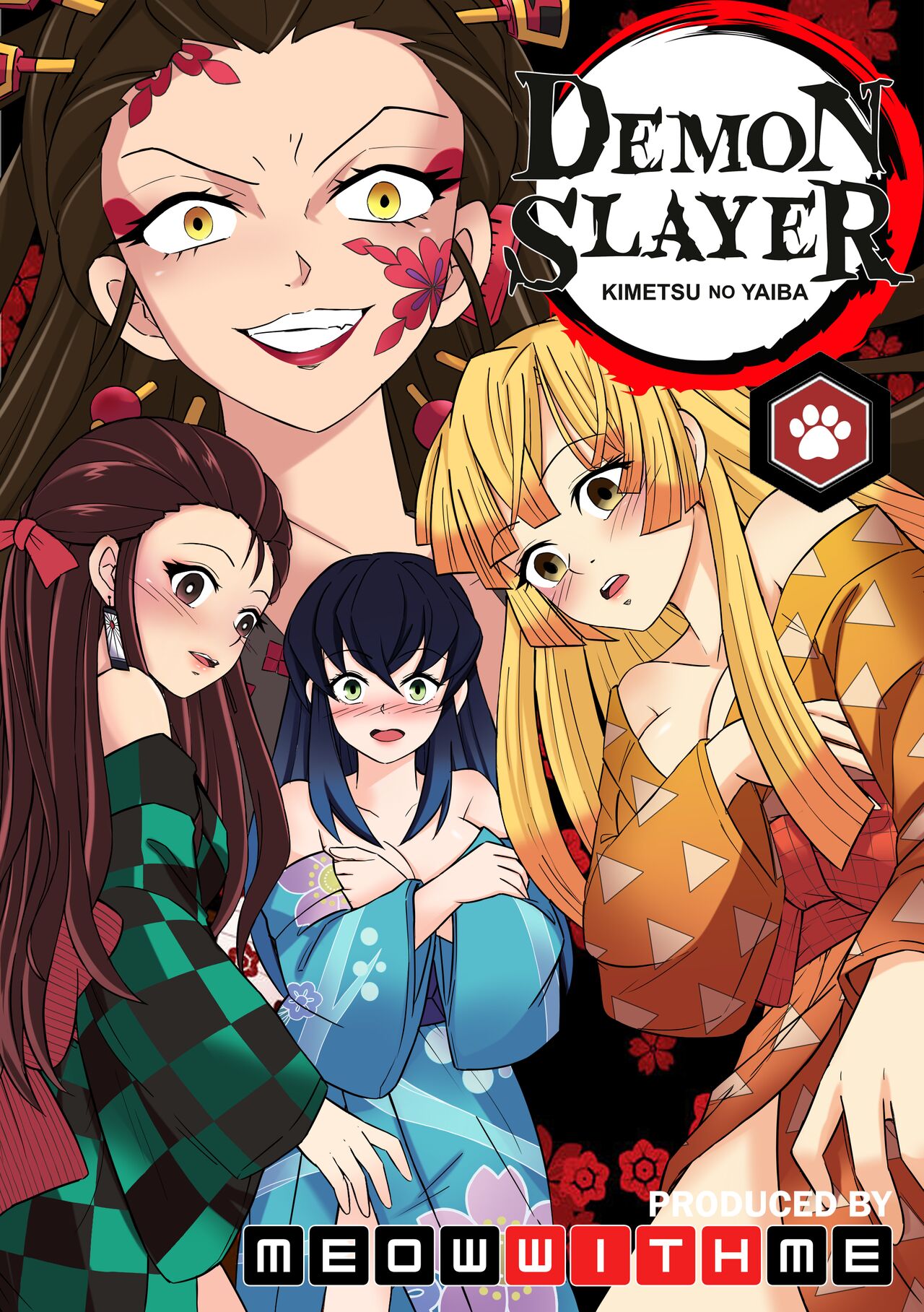[MayiTGu & MeowWithMe]Demon Slayer | Kimetsu No Yaiba: Red Light District Page 1