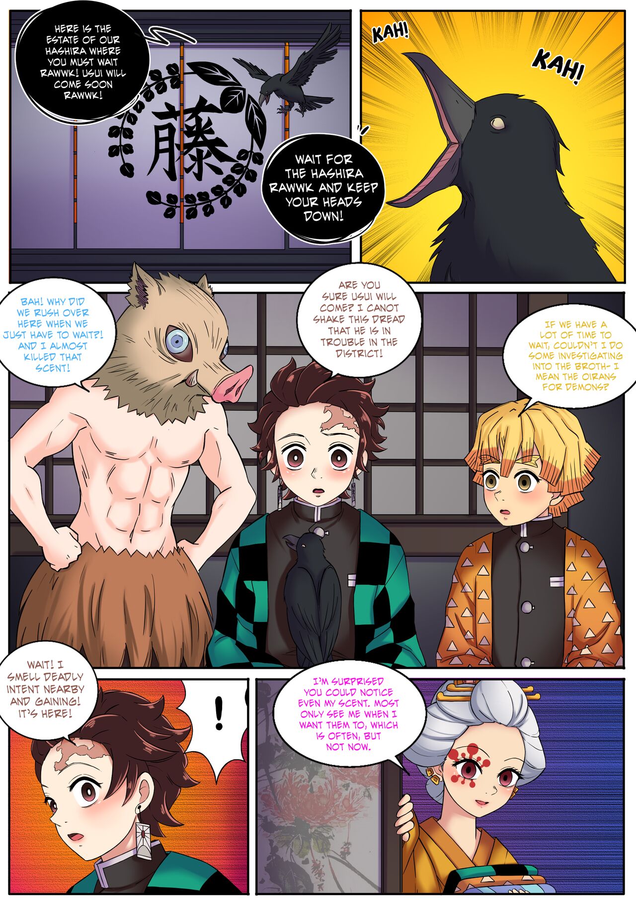 [MayiTGu & MeowWithMe]Demon Slayer | Kimetsu No Yaiba: Red Light District Page 13