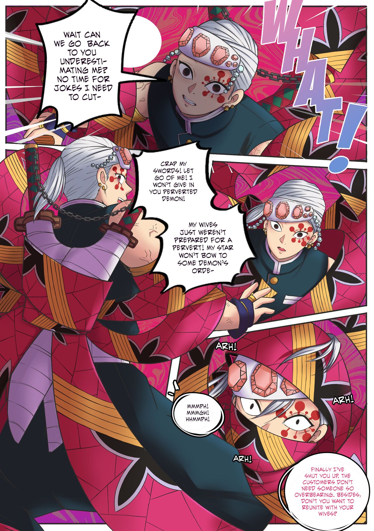 [MayiTGu & MeowWithMe]Demon Slayer | Kimetsu No Yaiba: Red Light District Page 3