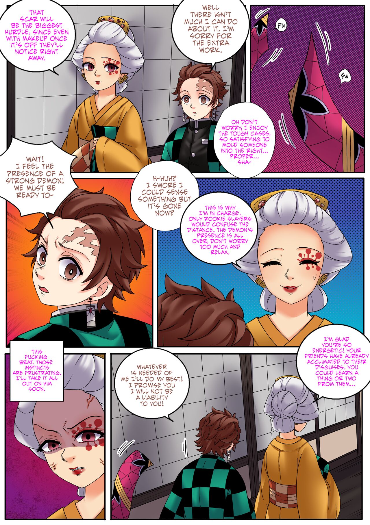 [MayiTGu & MeowWithMe]Demon Slayer | Kimetsu No Yaiba: Red Light District Page 37