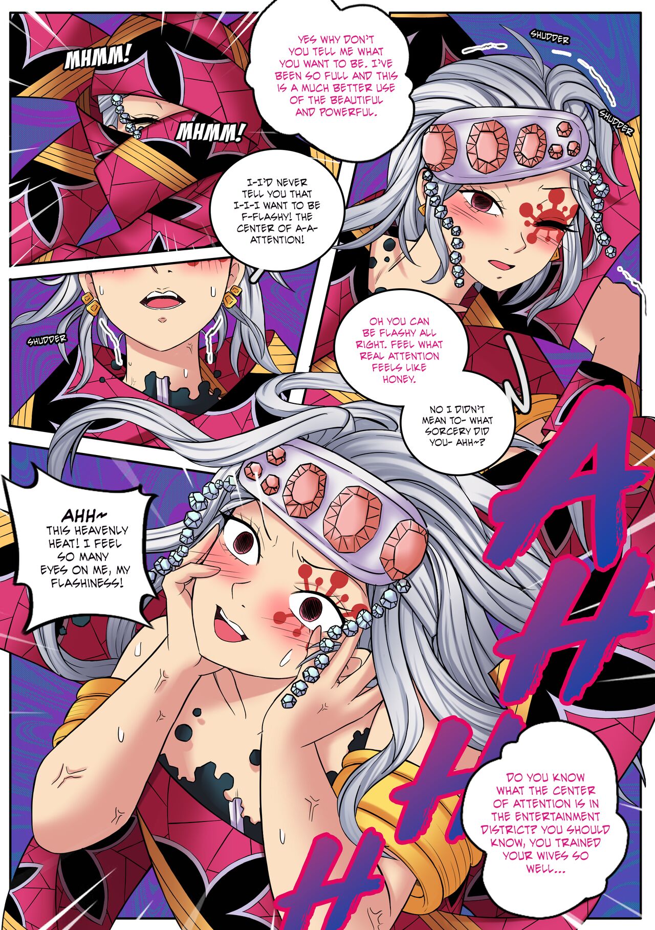 [MayiTGu & MeowWithMe]Demon Slayer | Kimetsu No Yaiba: Red Light District Page 4