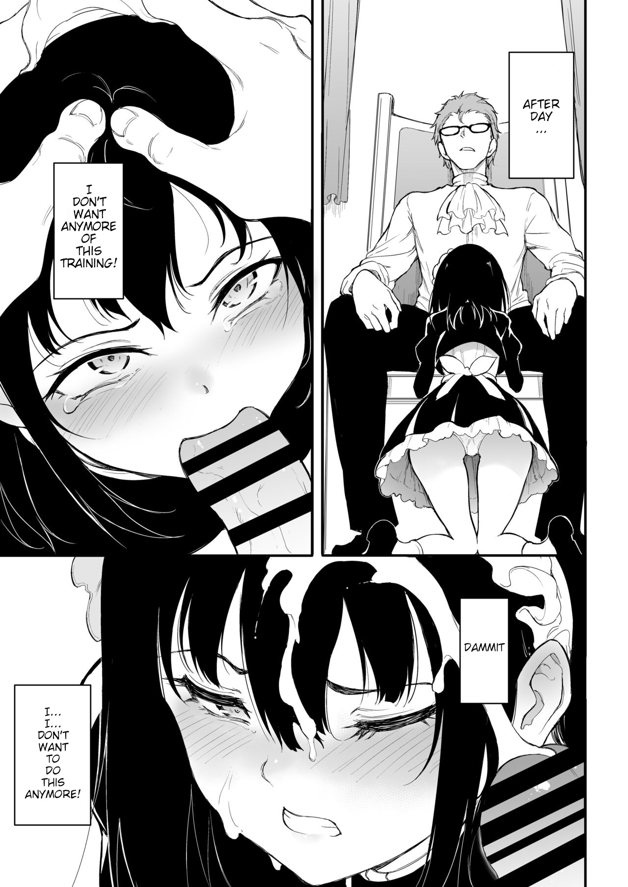 [Kyockcho]Maid Education: Fallen Aristocrat Rurikawa Tsubaki Chapter 3(English) Page 9