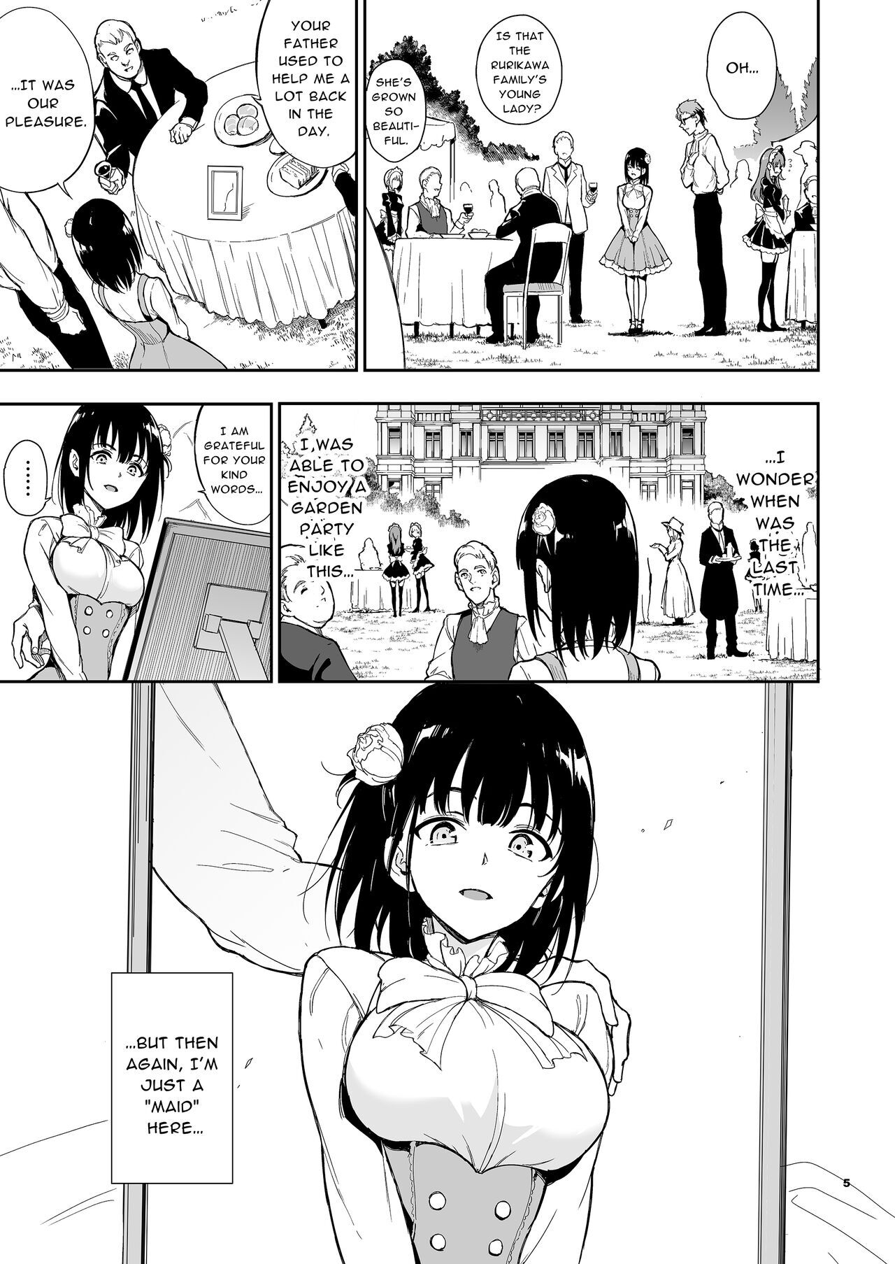 [Kyockcho]Maid Education: Fallen Aristocrat Rurikawa Tsubaki Chapter 5(English) Page 5
