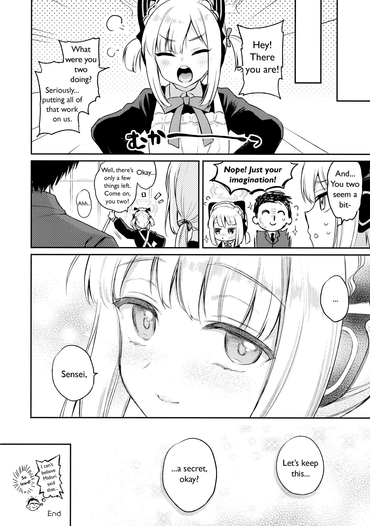 (C103) [K+W (sasachinn)]Sensei, Minna ni wa Naisho Desu yo?(Blue Archive) [English] [YetAnotherTranslator] Page 20