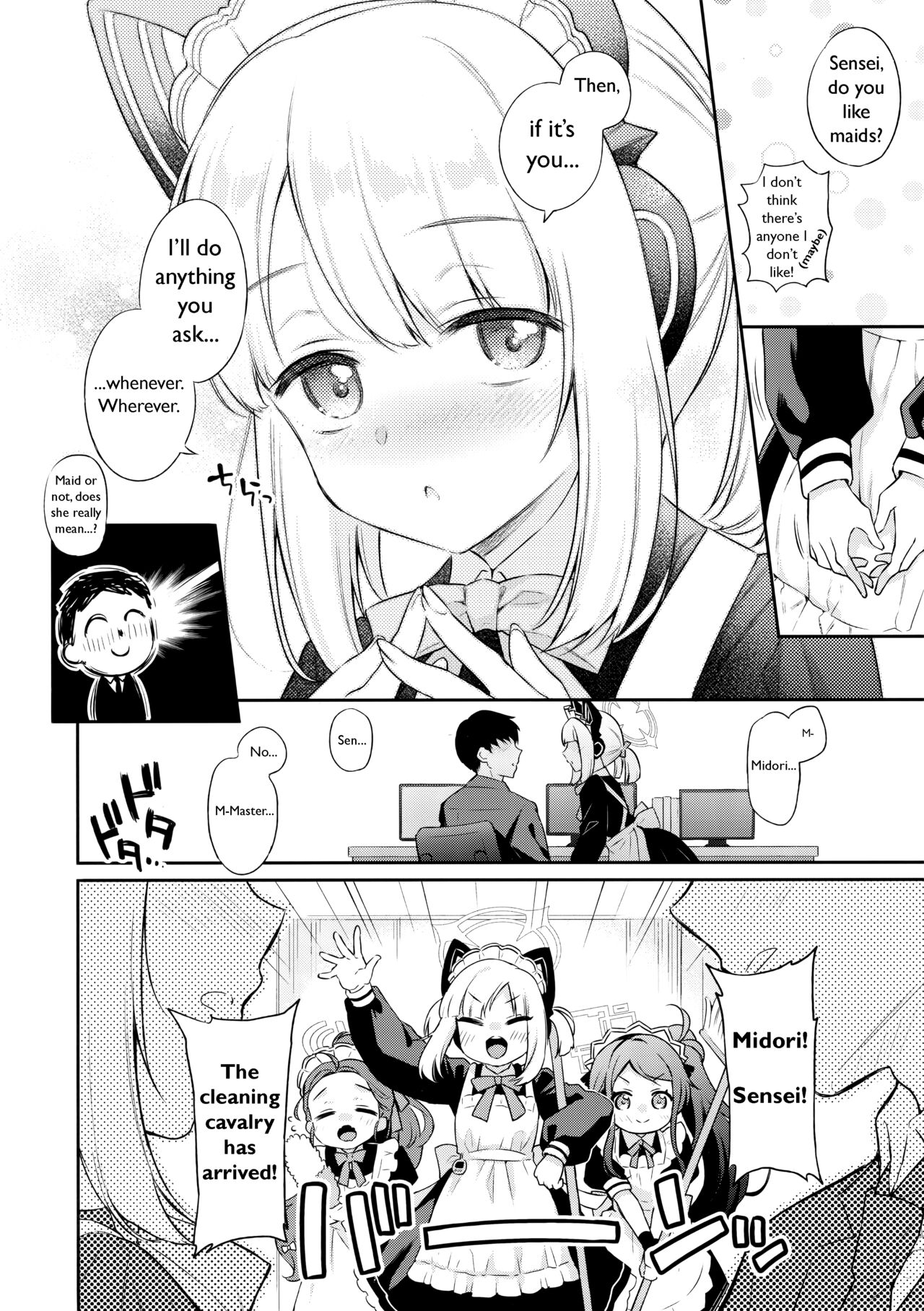 (C103) [K+W (sasachinn)]Sensei, Minna ni wa Naisho Desu yo?(Blue Archive) [English] [YetAnotherTranslator] Page 6
