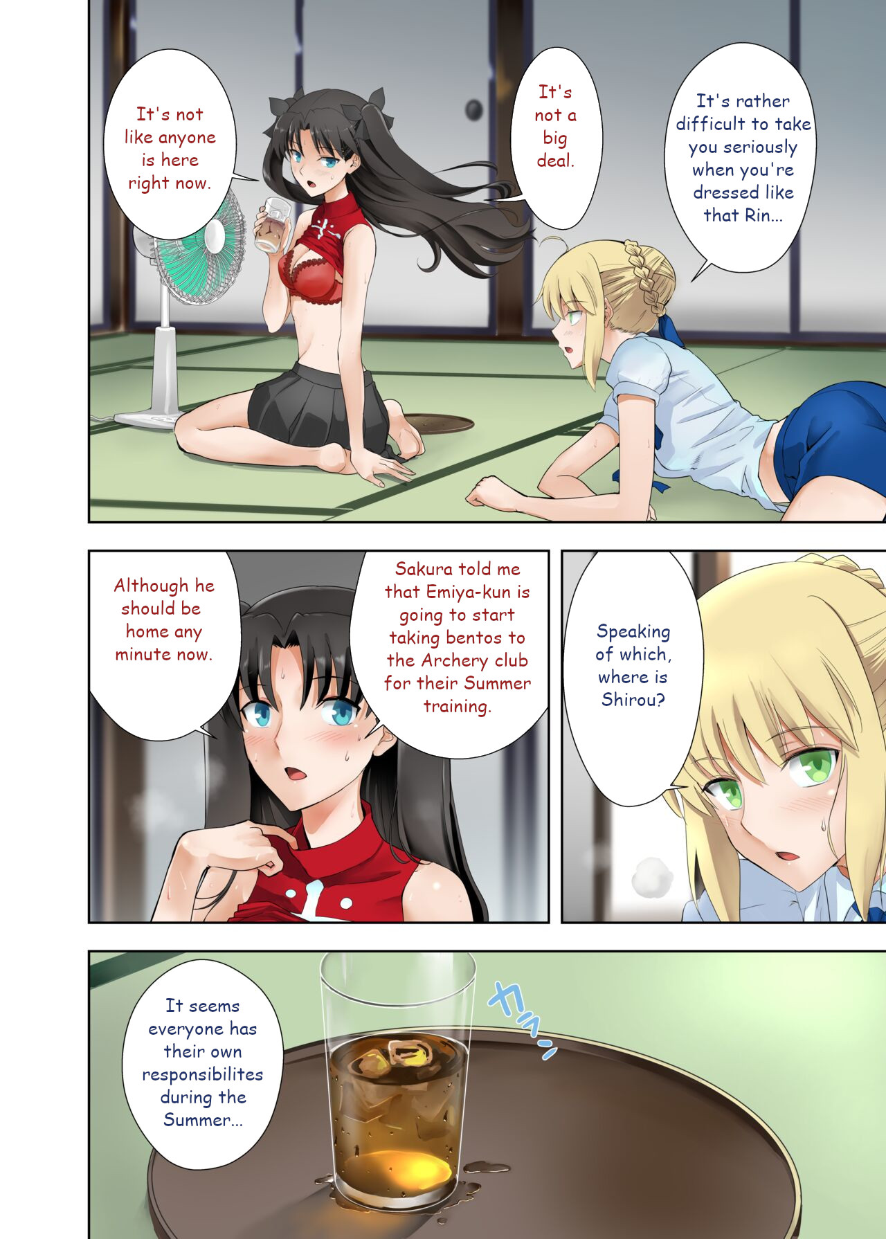 [CRAZY CLOVER CLUB (Kuroha Nue)]Saber no Natsuyasumi(SABER COMPLEX) (Fate/stay night) [English] [Digital] Page 2