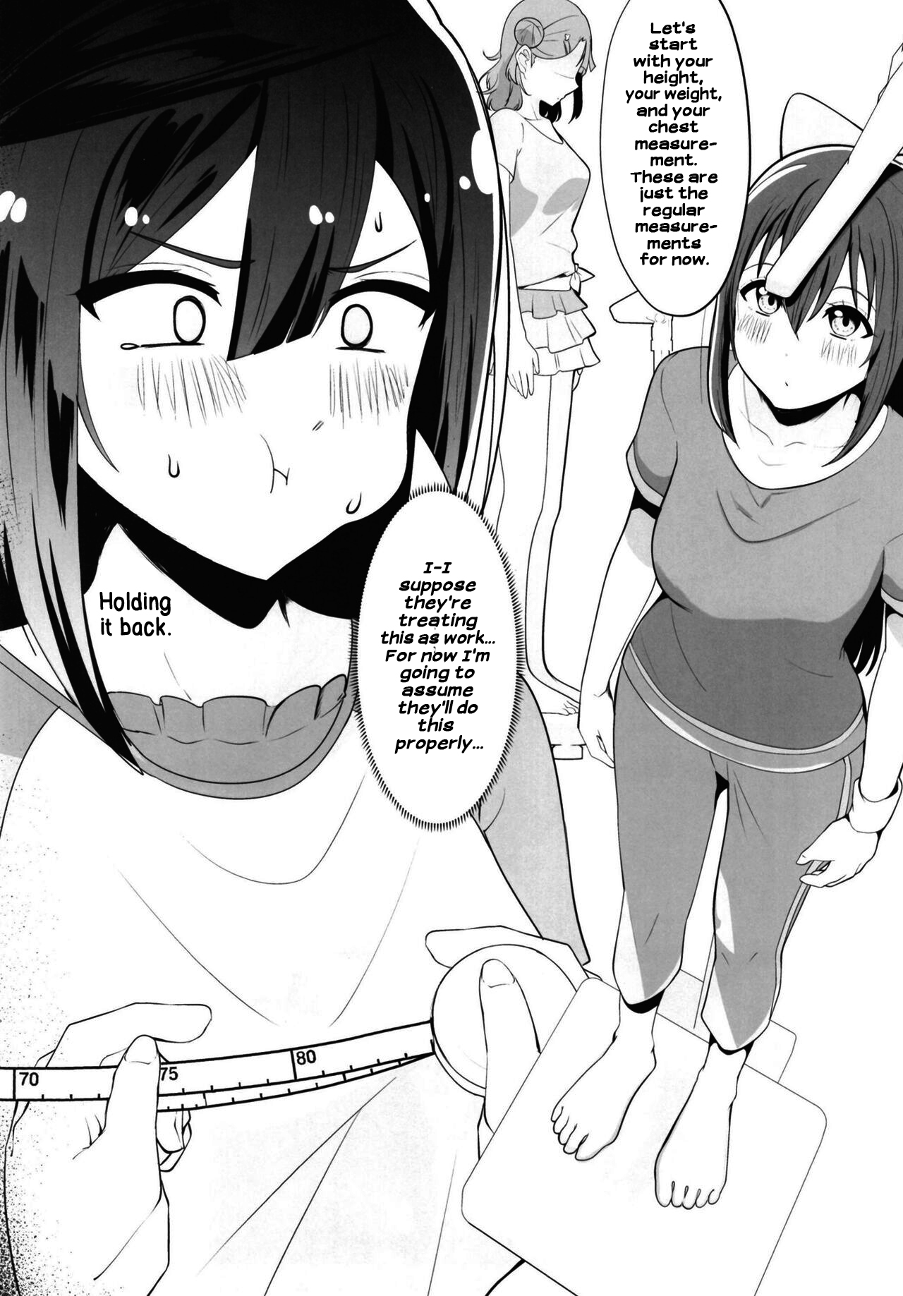 (C102) [OH MY GOSH!! (Yakun)]School Idol no Tokubetsu Shintai Sokutei AZUNA(Love Live! Nijigasaki High School Idol Club) [English] [Komori Translations] Page 8
