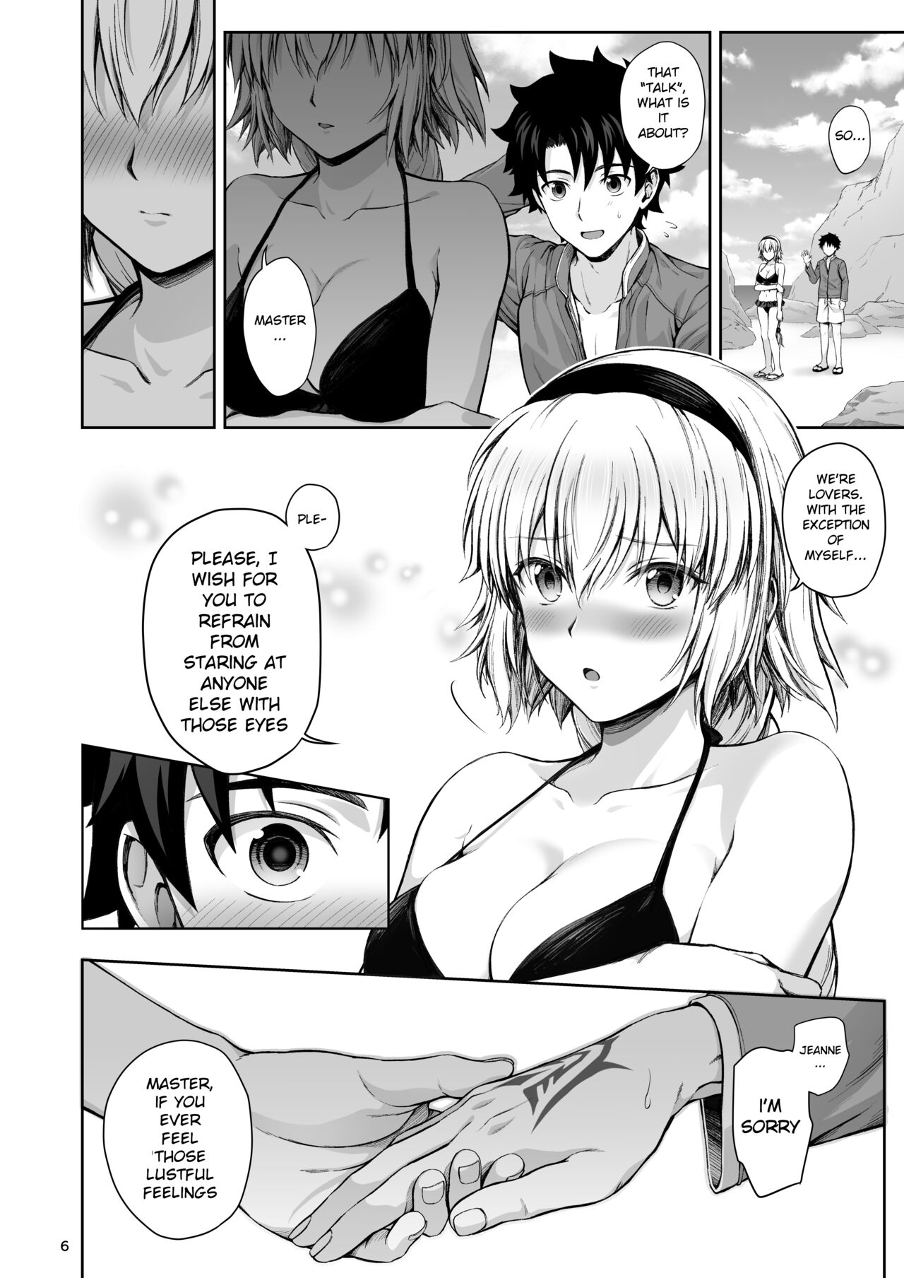 [Chabashira Chainsaw (Chacharan)]Jeanne to Natsu no Umi | Summer beach with Jeanne(Fate/Grand Order) [English] [Mecte] [Decensored] [Digital] Page 7
