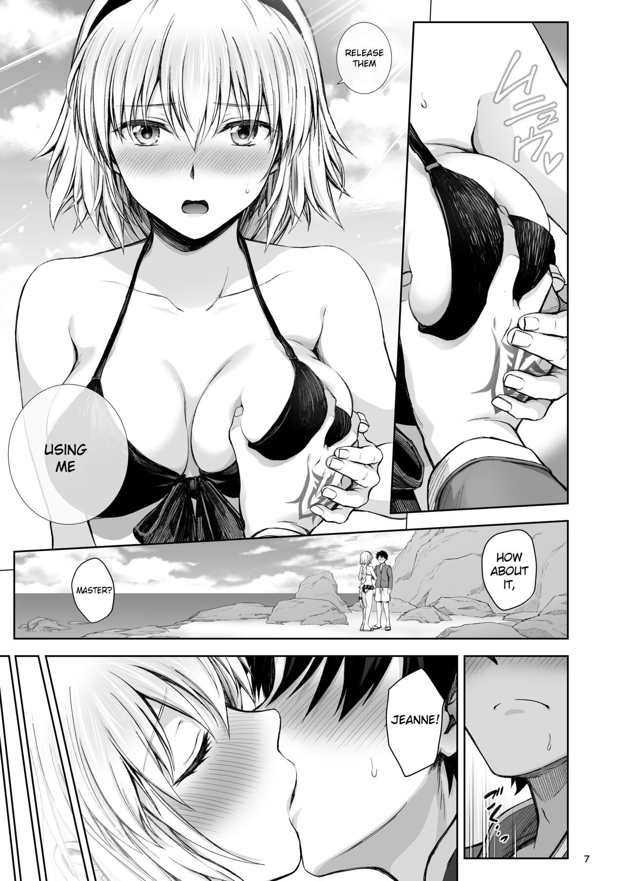 [Chabashira Chainsaw (Chacharan)]Jeanne to Natsu no Umi | Summer beach with Jeanne(Fate/Grand Order) [English] [Mecte] [Decensored] [Digital] Page 8
