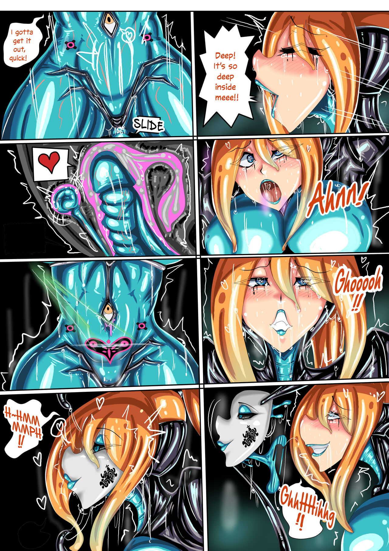 [Jokerkin]Samus Tentacle Comic(Metroid) Page 11
