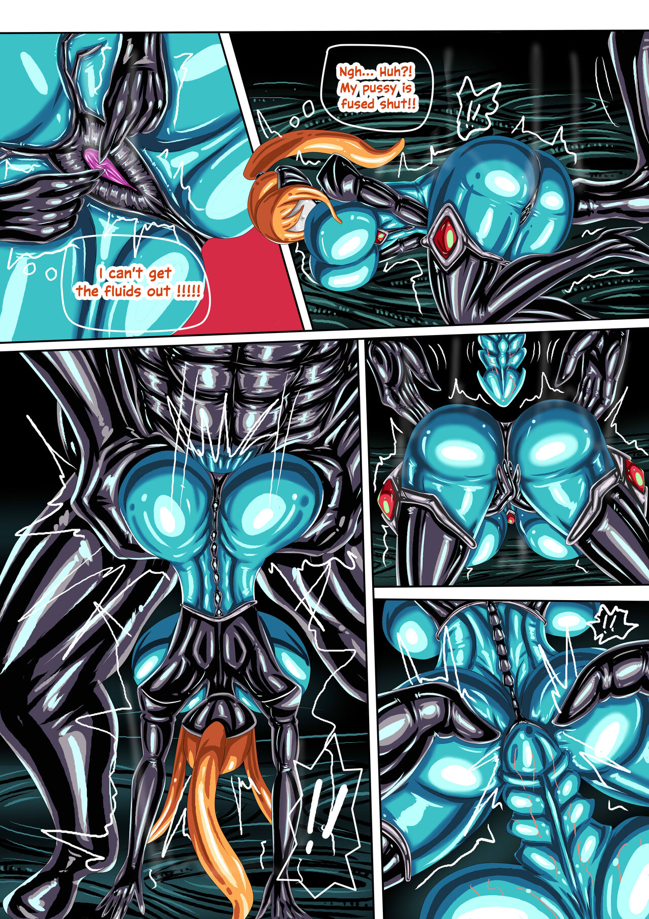 [Jokerkin]Samus Tentacle Comic(Metroid) Page 15