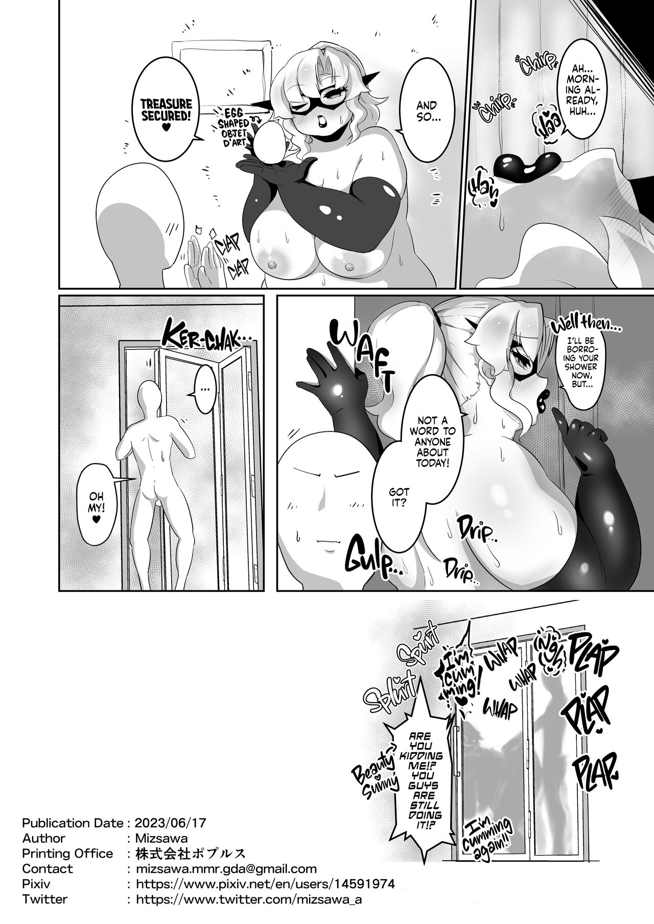 [Mizsawatei (Mizsawa)]Potchari Kaitou Beauty Moon | Beauty Moon, The Plump Phantom Thief[English] [Digital] [full tummy] Page 14
