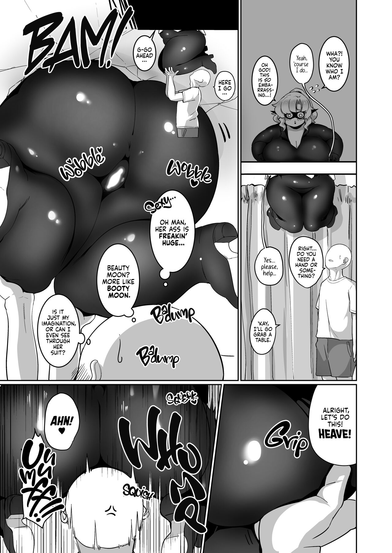[Mizsawatei (Mizsawa)]Potchari Kaitou Beauty Moon | Beauty Moon, The Plump Phantom Thief[English] [Digital] [full tummy] Page 5