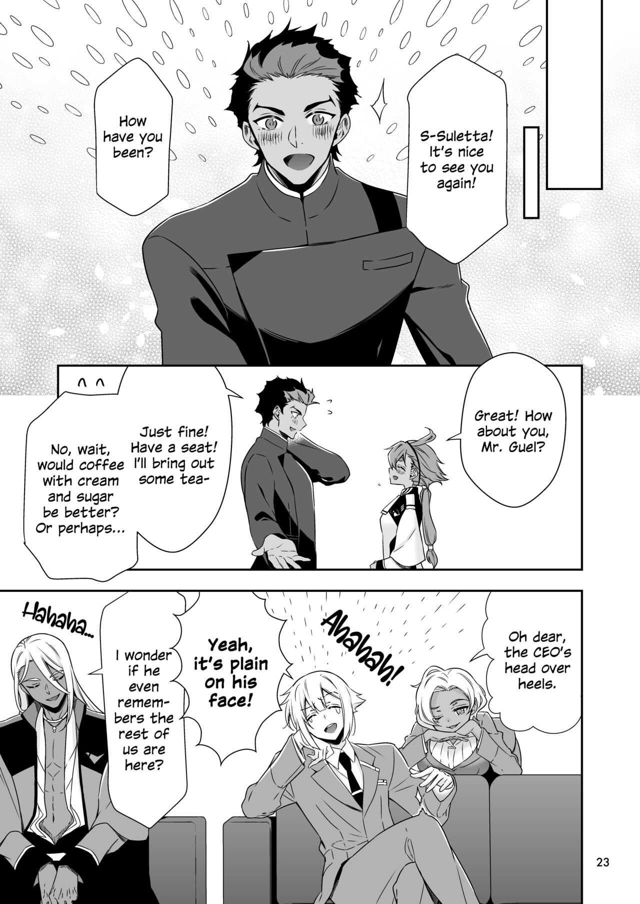 [Waterfall (Takano Saku)]Shiawase na Hibi -if- | Days of Happiness -if-(Mobile Suit Gundam: The Witch from Mercury) [English] [Digital] Page 19