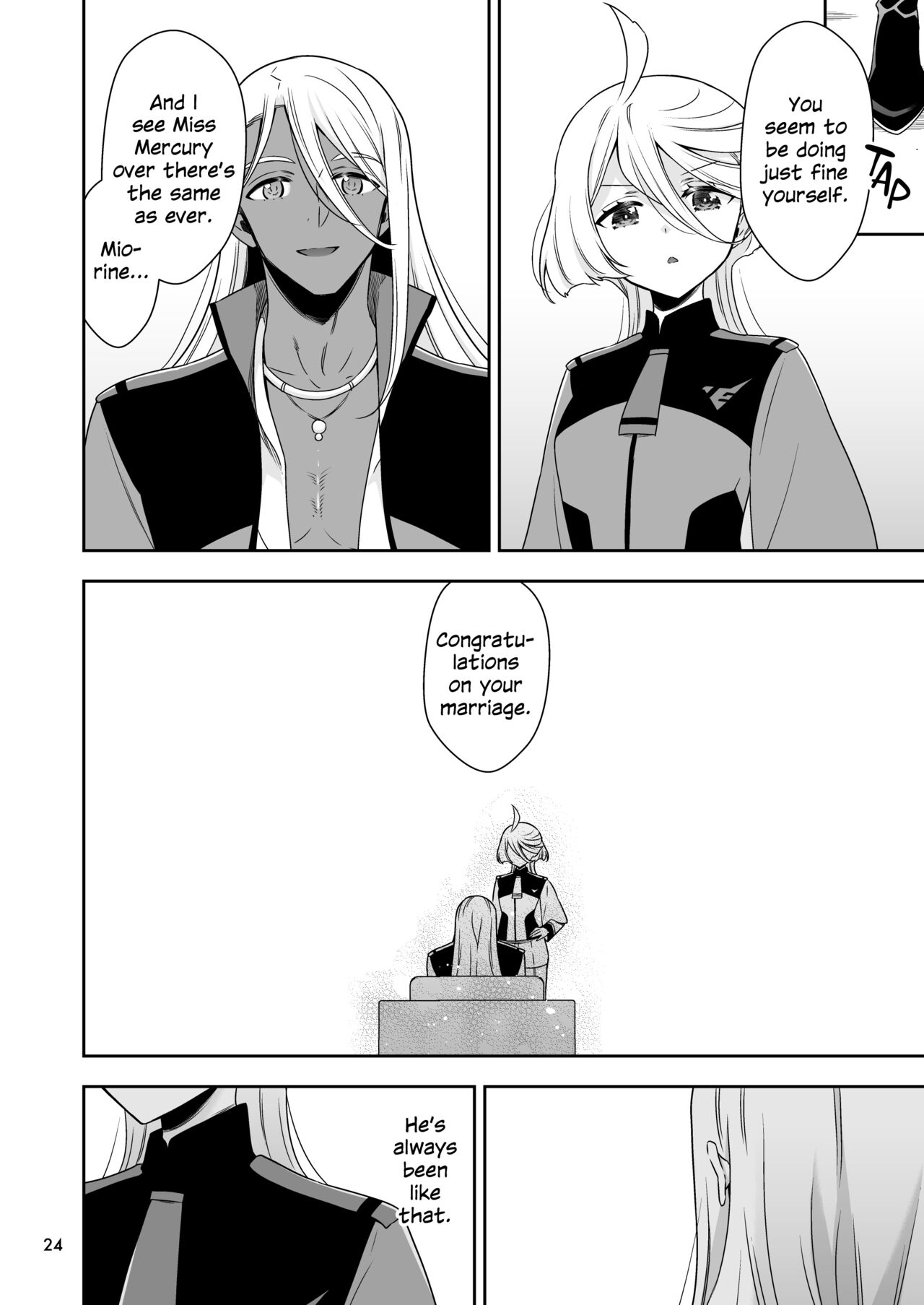 [Waterfall (Takano Saku)]Shiawase na Hibi -if- | Days of Happiness -if-(Mobile Suit Gundam: The Witch from Mercury) [English] [Digital] Page 20