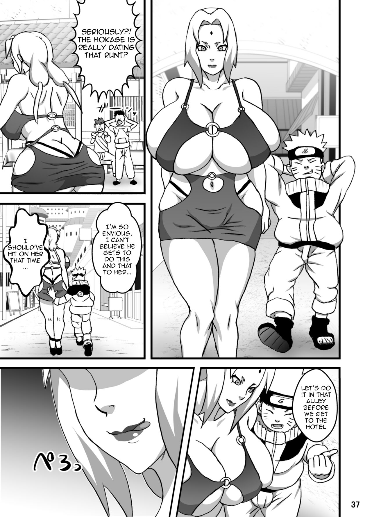 [NARUHO-Dou (Naruhodo)]ToroTsuna Hokage Horegusuri no Nan no Maki(Naruto) [Digital] [English] [Doujins.com] Page 38