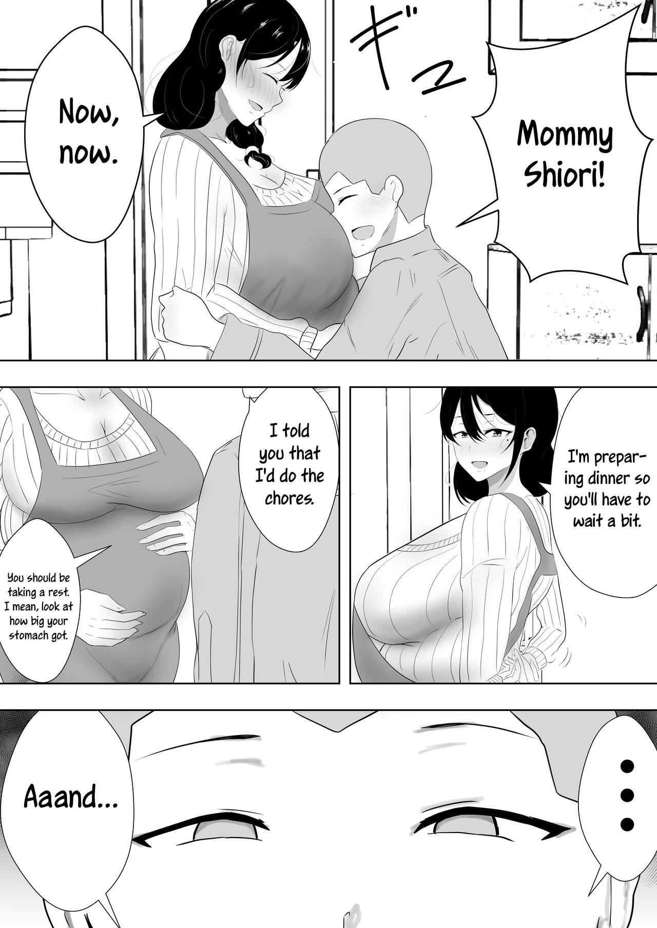 [Tarobaum]Tomokano Kaa-chan Soushuuhen Kakiorishi Manga[Shiori Mama Body Hara Namaecchi Hen] [English] [joobuspaidatr] Page 4