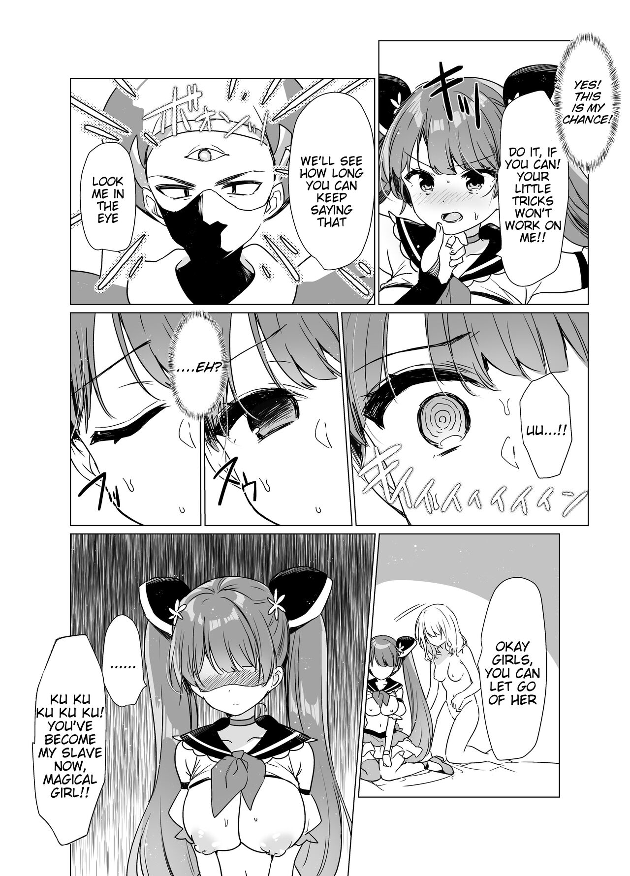 [uniuni (Kisukekun)]Mahou Shoujo VS Saimin Kyoujin[English] [Tigoris Translates] Page 13