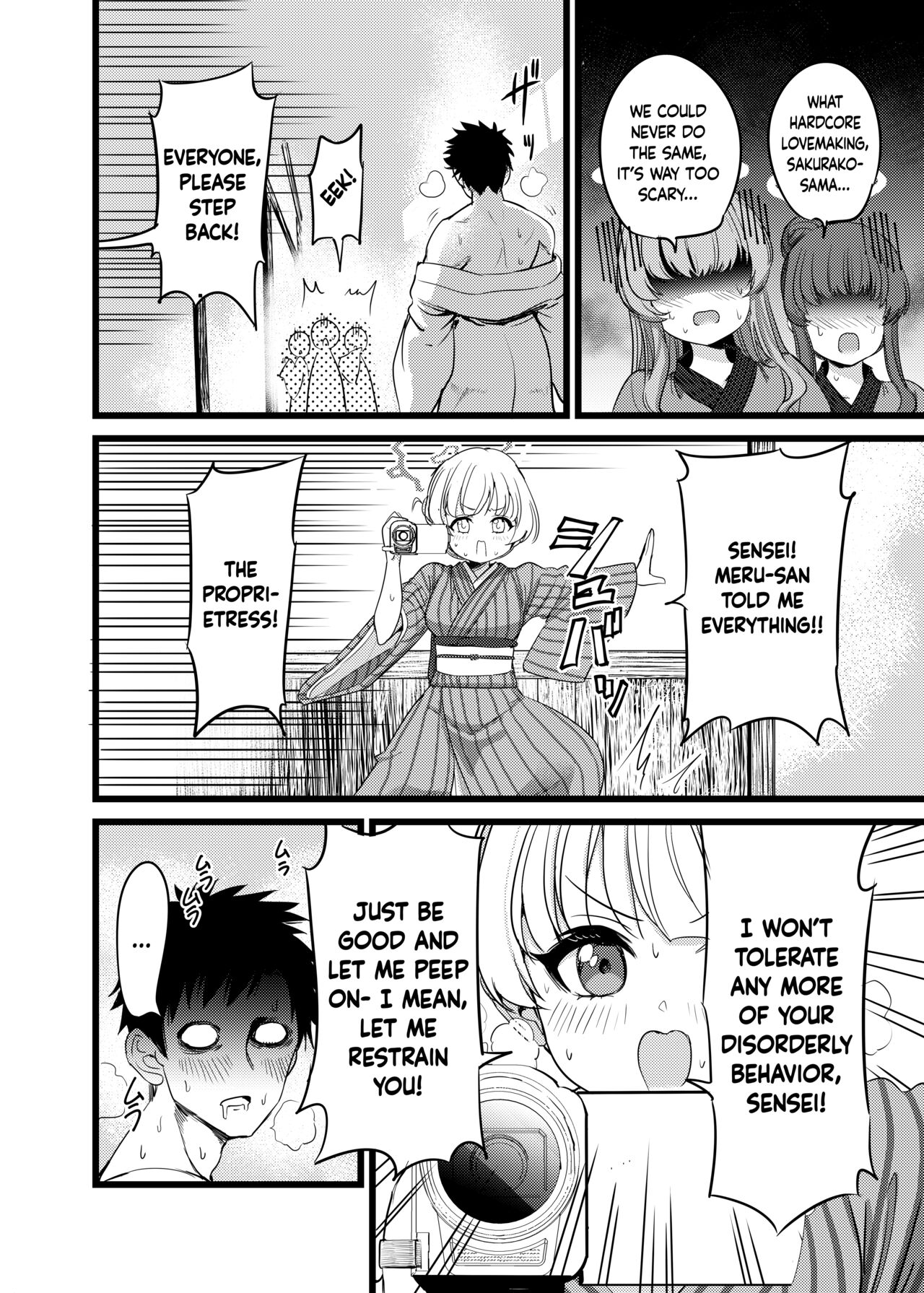 [Hannari Ashigaru (pizzasi)]Yukemuri Biyaku Jiken!! Tatakae!! SEX Avengers!! | The Hot Springs Aphrodisiac Incident! Fight on, SEX Avengers!!(Blue Archive) [English] [Douzo Lad Translations] [Digital] Page 11