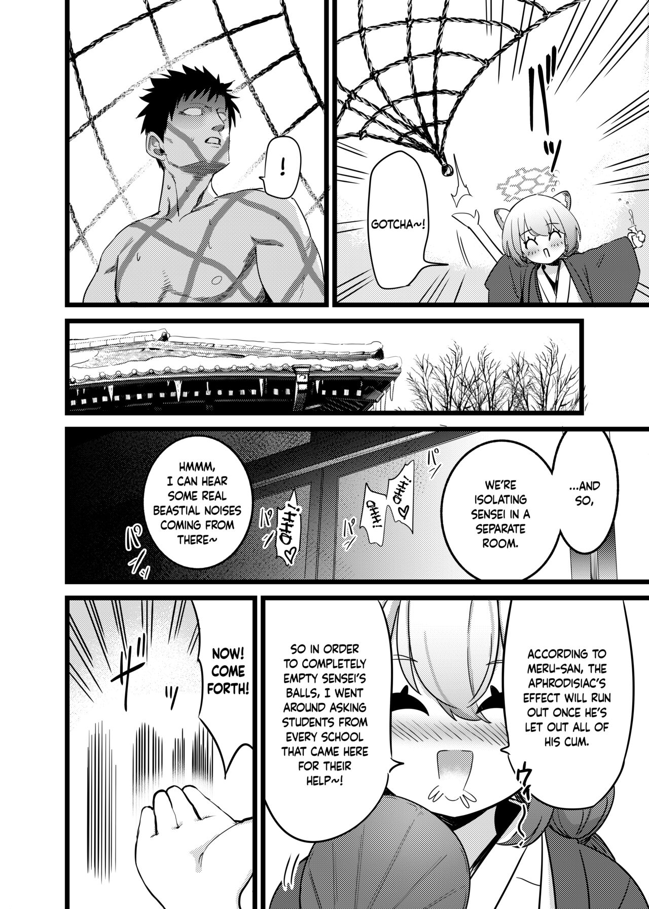 [Hannari Ashigaru (pizzasi)]Yukemuri Biyaku Jiken!! Tatakae!! SEX Avengers!! | The Hot Springs Aphrodisiac Incident! Fight on, SEX Avengers!!(Blue Archive) [English] [Douzo Lad Translations] [Digital] Page 13