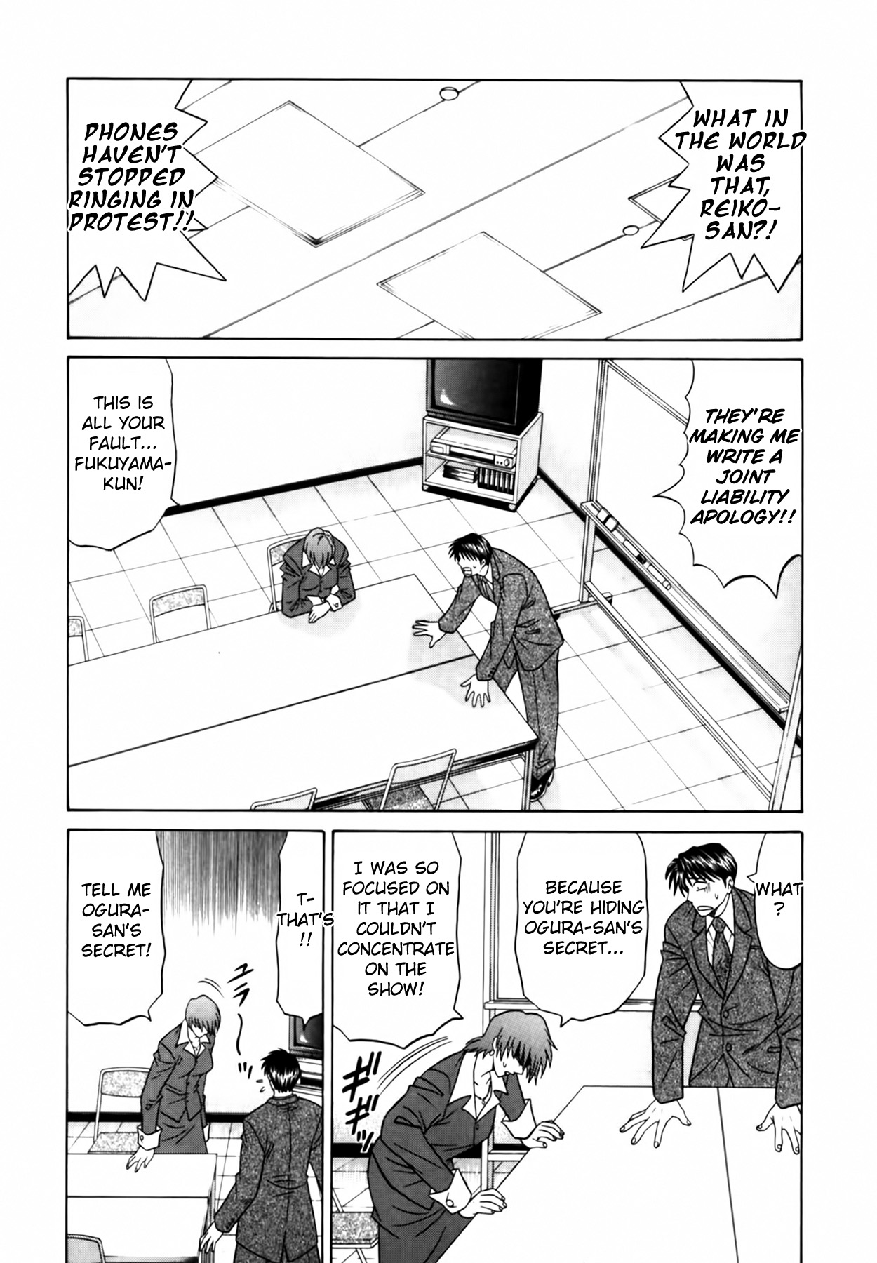[Ozaki Akira]Caster Natsume Reiko no Yuuwaku Vol. 1[English] Page 56