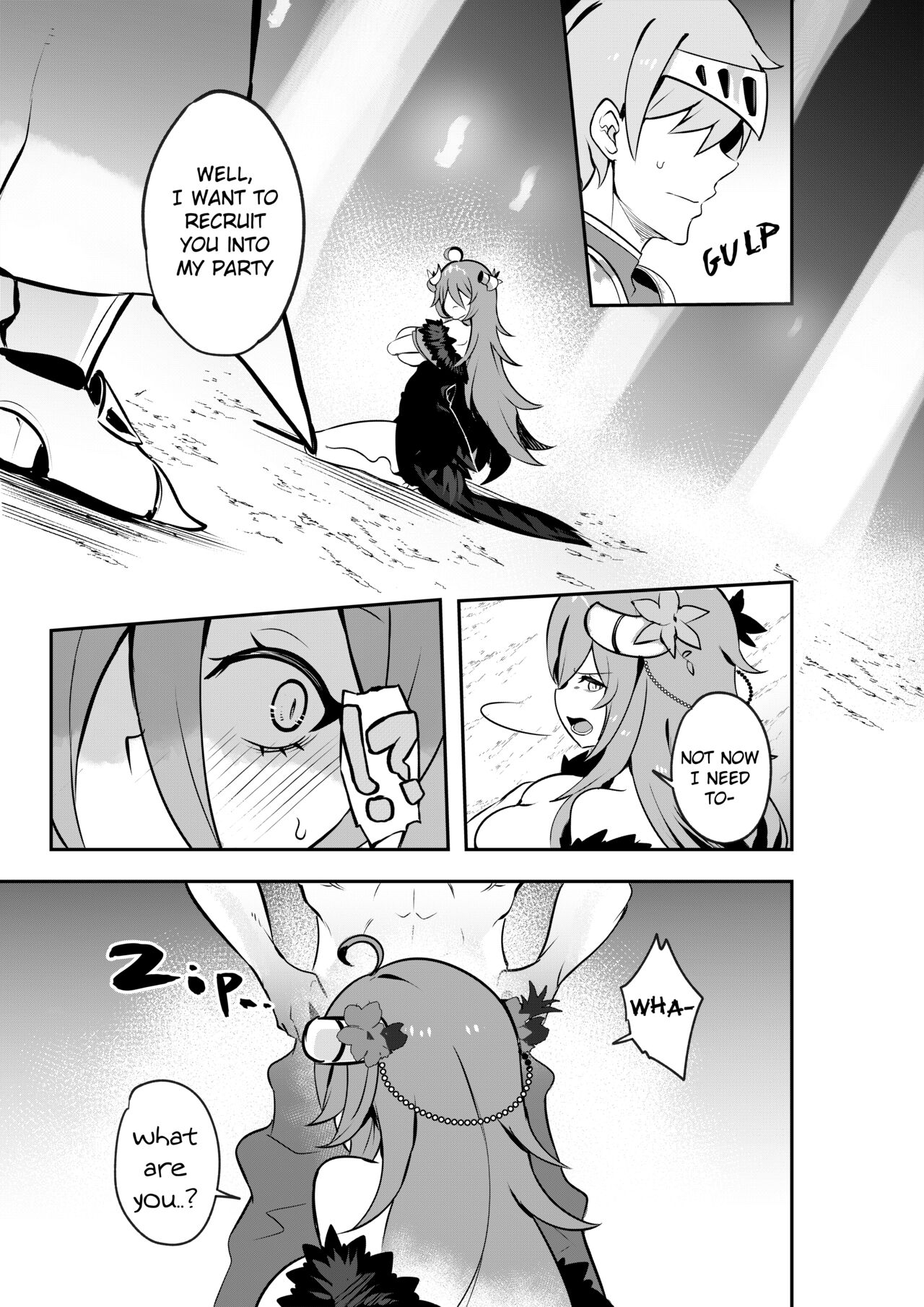 [Onigashima (Onigensou)]The Final Dungeon Boss Can't Be This Easy To Defeat?!(Oumiya Emma) [English] [Decensored] [High Res] Page 7