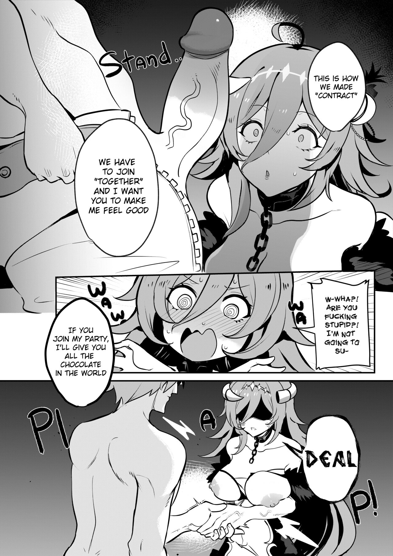 [Onigashima (Onigensou)]The Final Dungeon Boss Can't Be This Easy To Defeat?!(Oumiya Emma) [English] [Decensored] [High Res] Page 8