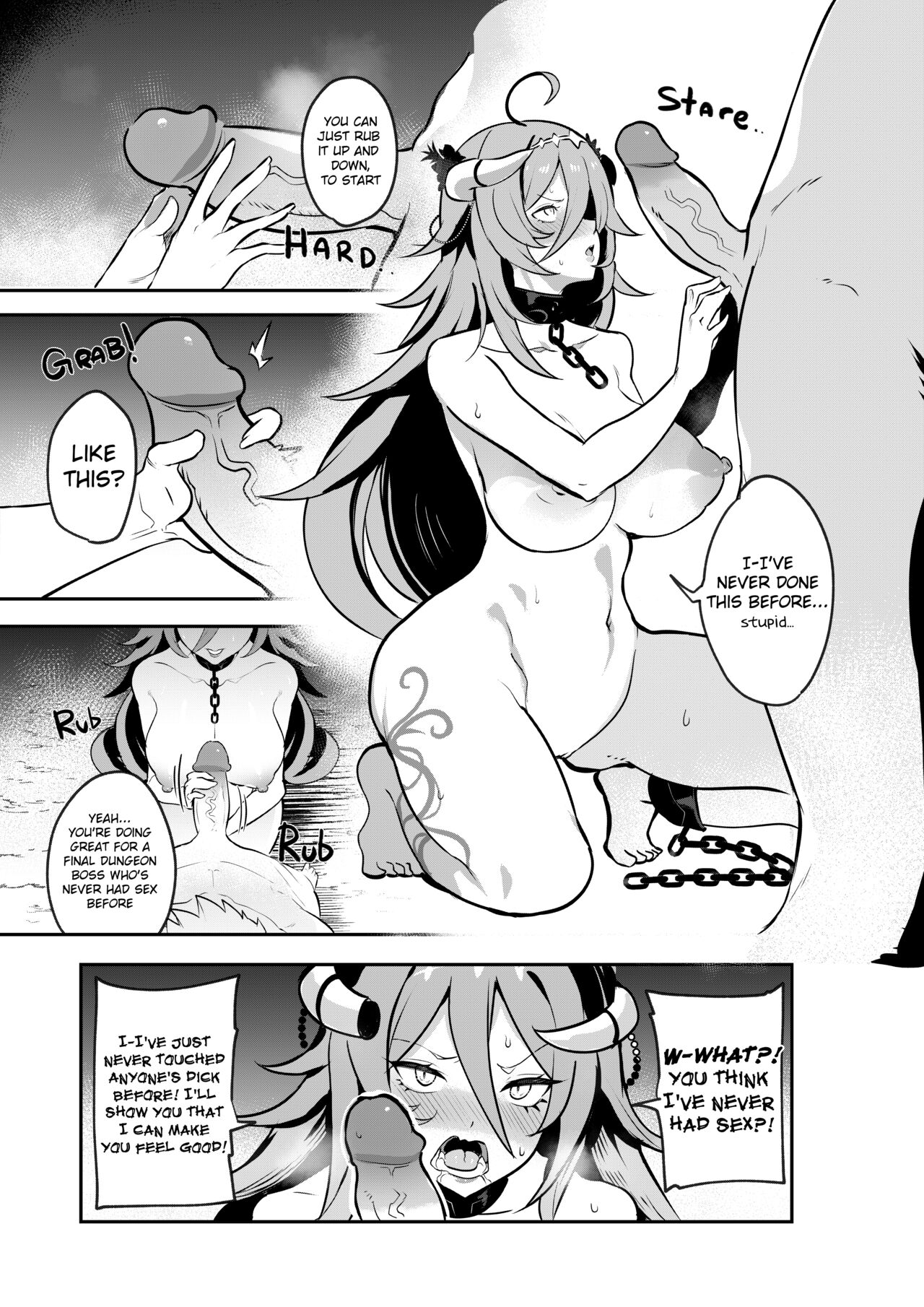 [Onigashima (Onigensou)]The Final Dungeon Boss Can't Be This Easy To Defeat?!(Oumiya Emma) [English] [Decensored] [High Res] Page 9