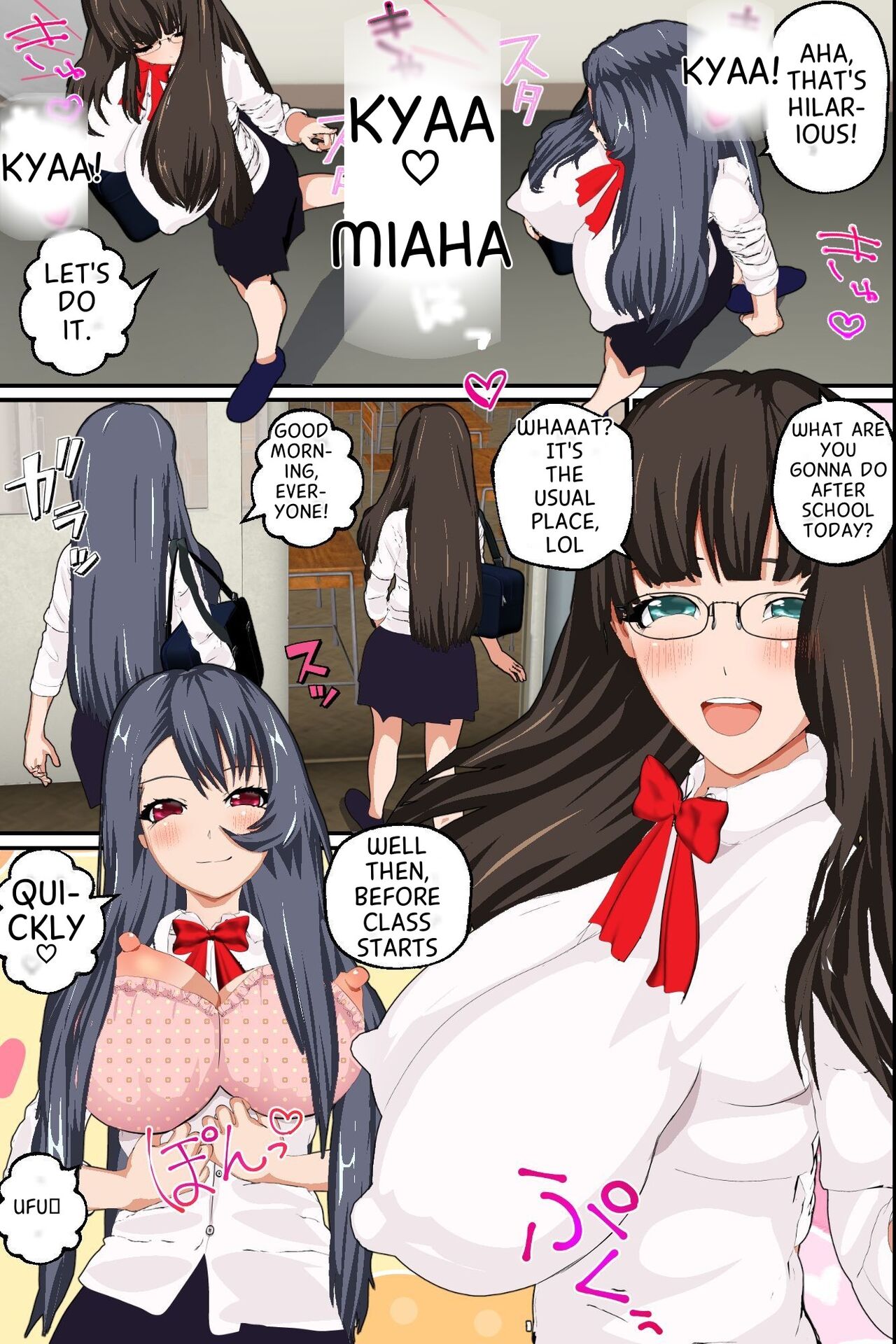 [DL Mate]Joushiki ga Henkan sareta rashii Gakuen de Joshi-tachi ni Hentai Koui o sase makutte Harem shichatta Hanashi[English] [yunarukamimakotoyuki] [ENG MTL] Page 4