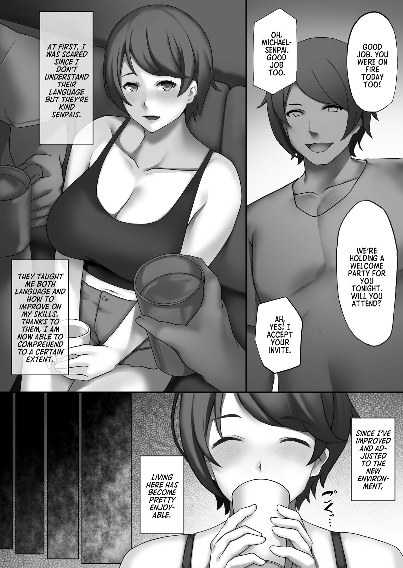 [Doujin Ninjayashiki (Kazama Yashichi)]H-Cup Joshi Daisei Volley-bu, Ochiru[English] [SquigglesJp Scans] [Digital] Page 3