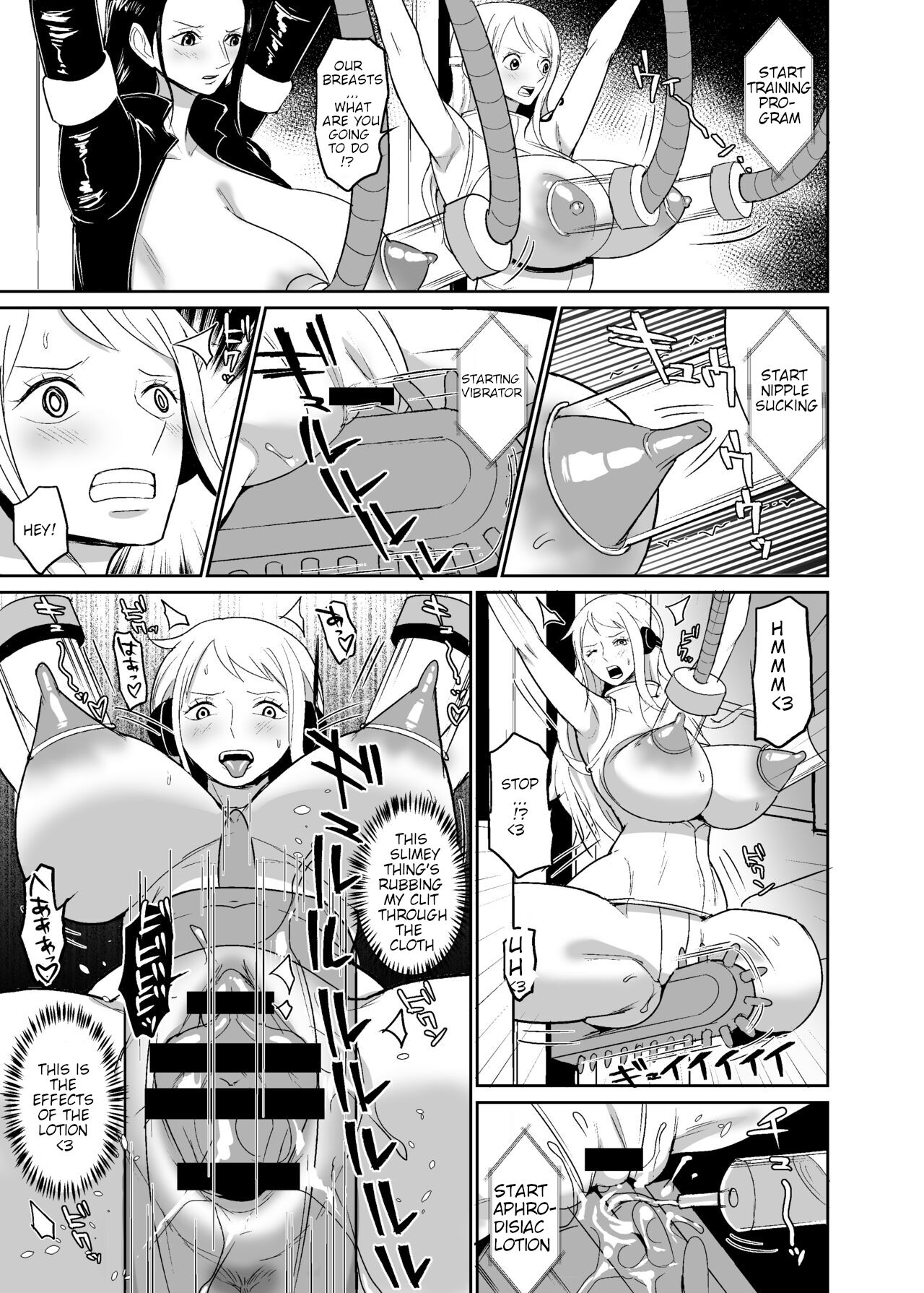 [REM9 (Hamiltan)]Onna Kaizoku Kyousei Zecchou Kikaikan | Female Pirate Rape Machine[English] [Sun King] [Digital] [Incomplete] Page 6