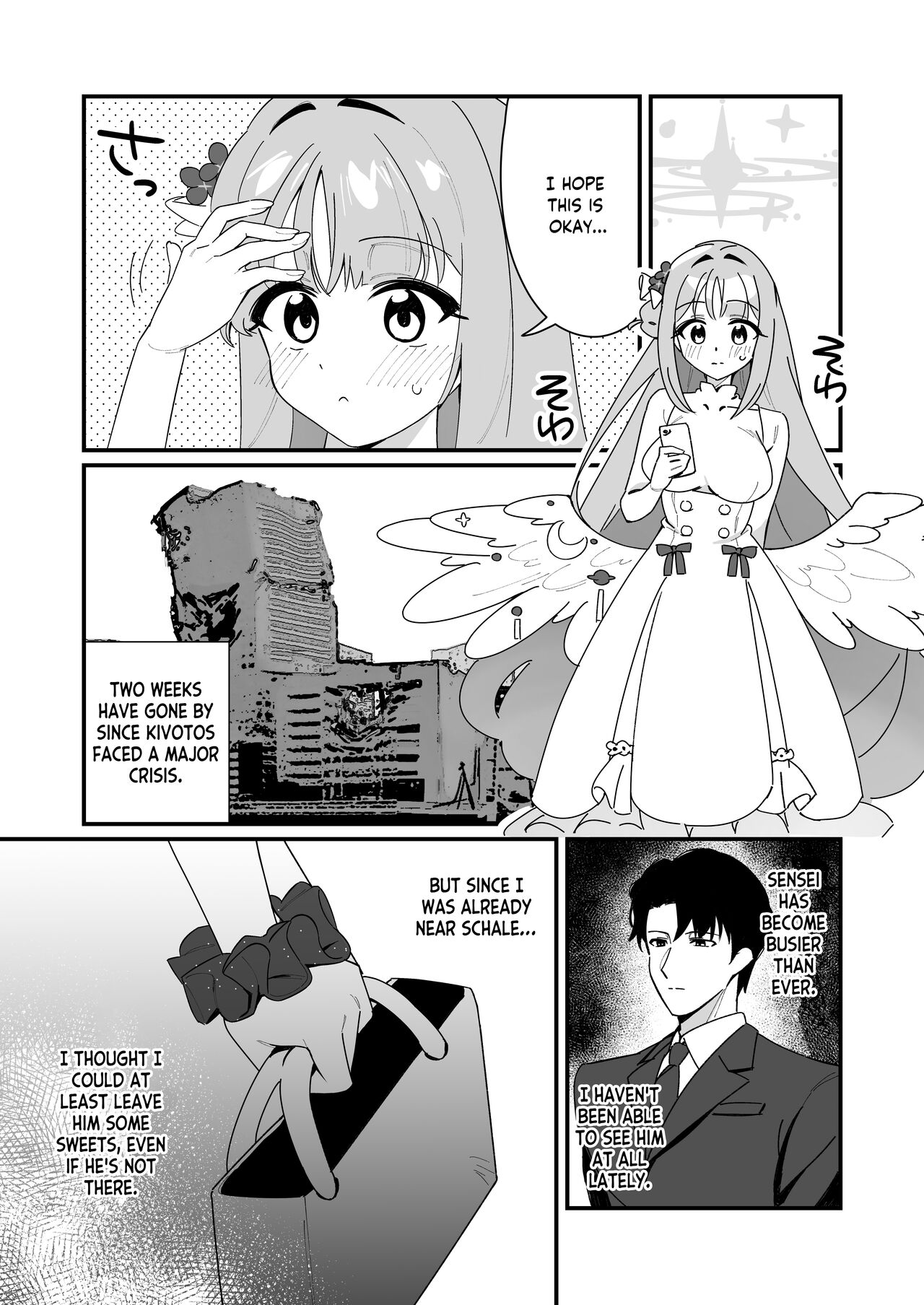 [Samayou Majin (Saionji Mayoi)]Ohime-sama wa Ouji-sama o Tasuketai! - The Princess wants to Save the Prince(Blue Archive) [English] [Tea Party Scans] [Digital] Page 3