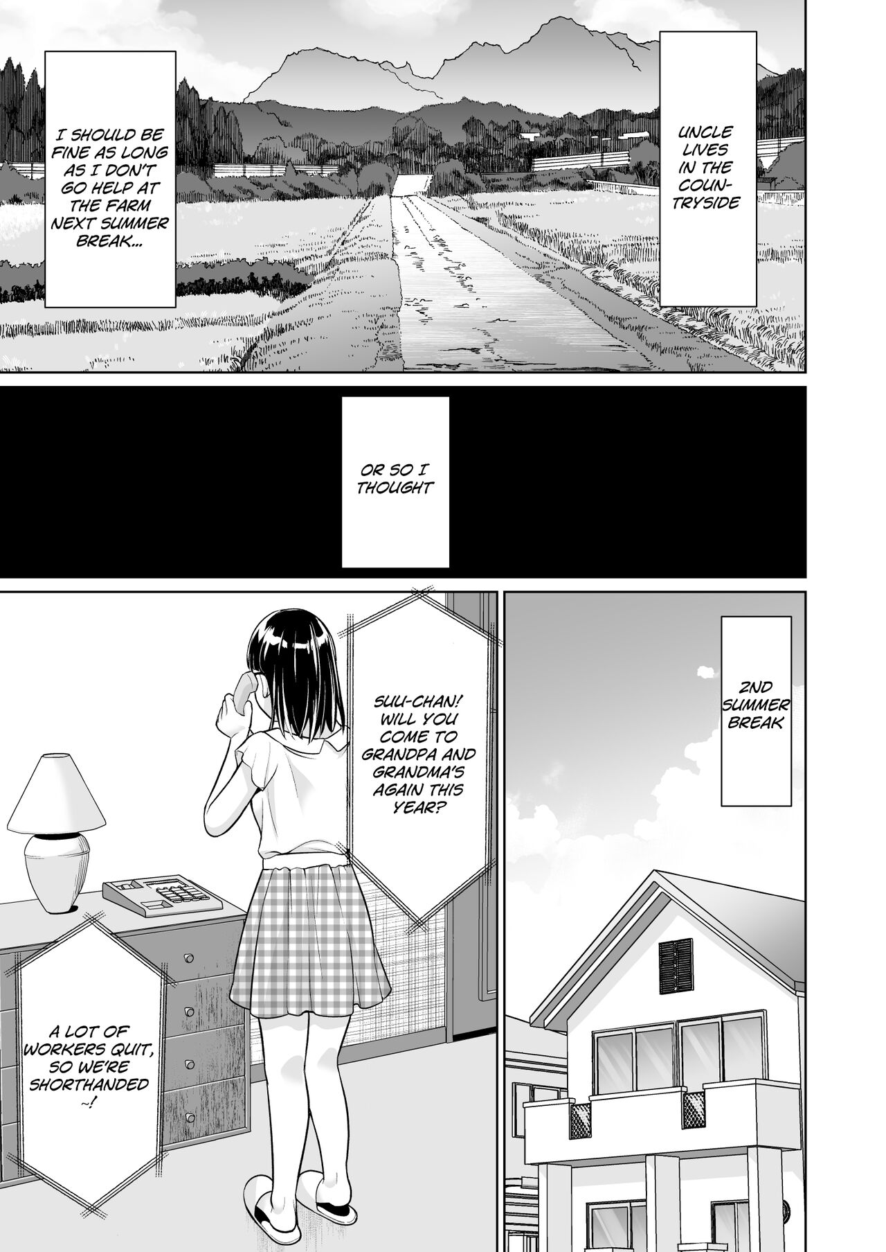 [F Taku (Anma)]Iya da to Ienai Jimikei Shoujo to Inaka no Oji-san | The Naïve Girl Who Can't Say No and the Uncle from the Countryside[English] [HOTDOGMAN] [Digital] Page 39
