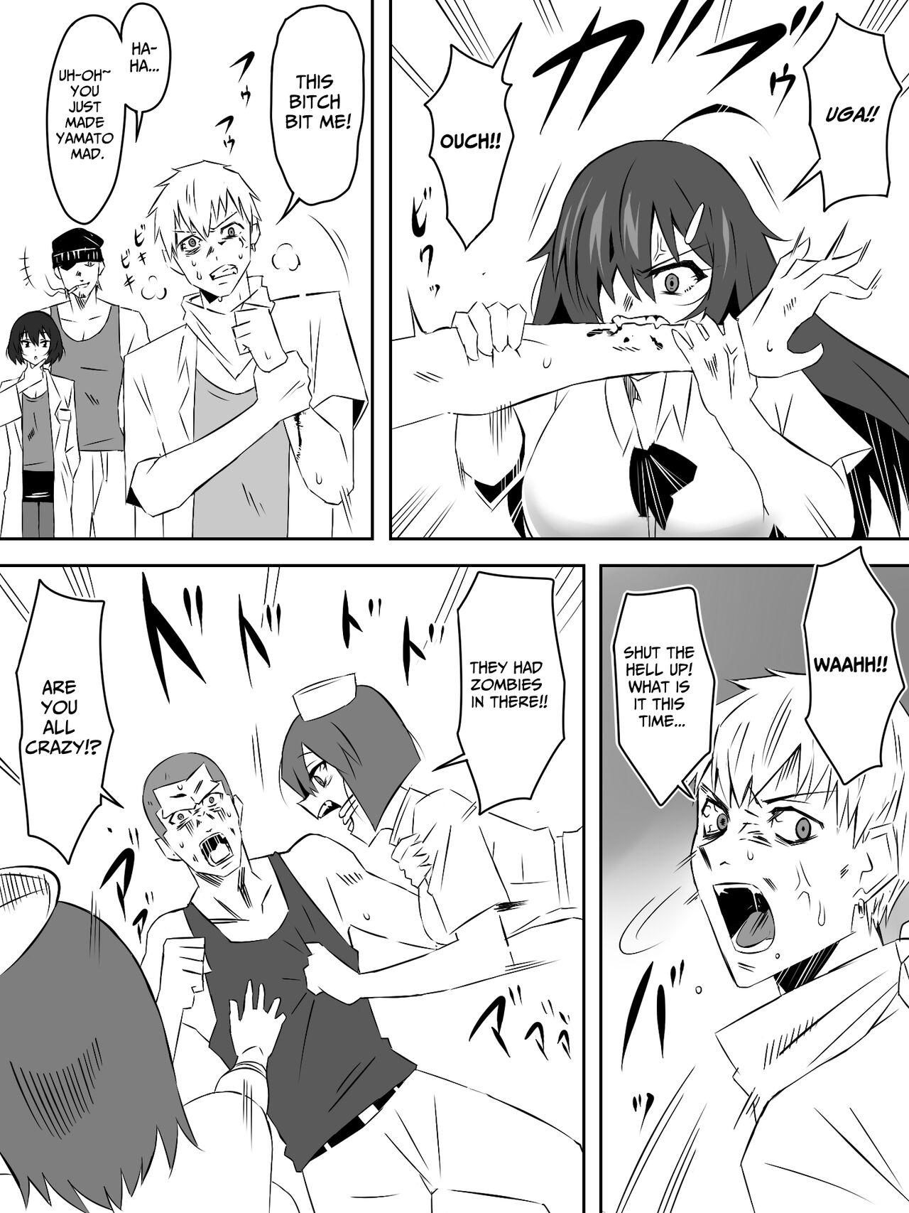 [Circle Kagemusha (Kagemusha)]Zombie Harem Life ~Koutai Mochi no Ore to Bakunyuu Zombie~ 5 | Zombie Harem Life ~My Immunity and the Big-Titted Zombie~ 5[English] [Translation Sensation] Page 22