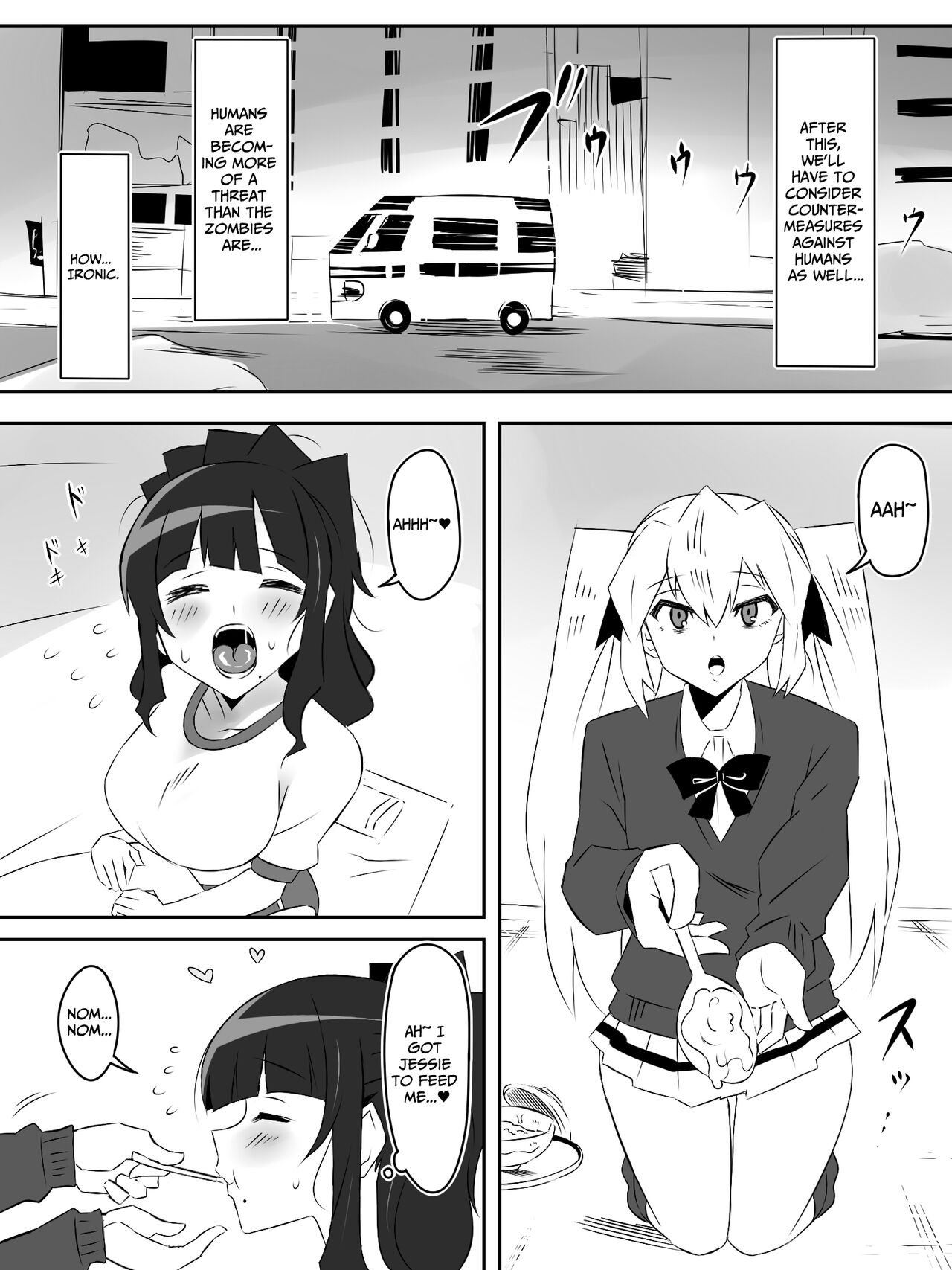 [Circle Kagemusha (Kagemusha)]Zombie Harem Life ~Koutai Mochi no Ore to Bakunyuu Zombie~ 5 | Zombie Harem Life ~My Immunity and the Big-Titted Zombie~ 5[English] [Translation Sensation] Page 25