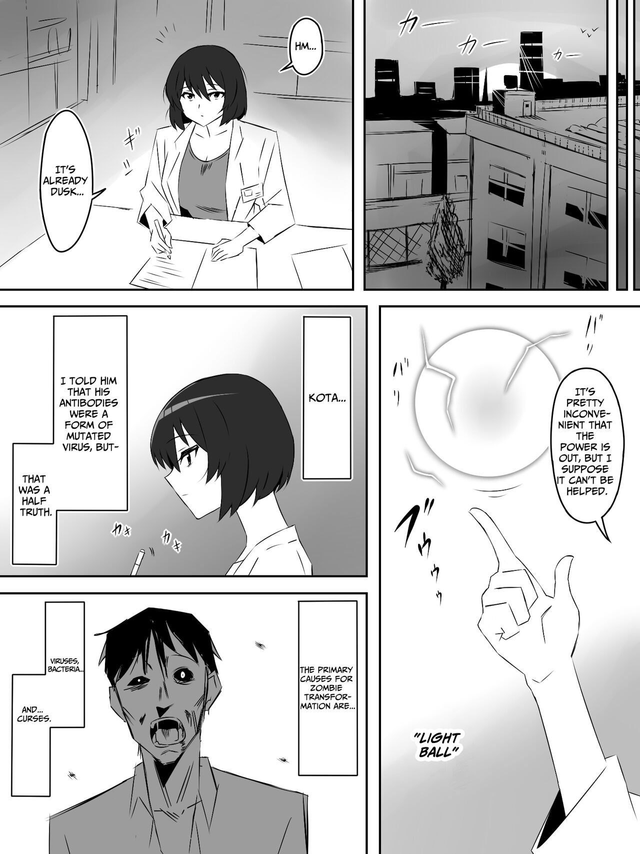 [Circle Kagemusha (Kagemusha)]Zombie Harem Life ~Koutai Mochi no Ore to Bakunyuu Zombie~ 5 | Zombie Harem Life ~My Immunity and the Big-Titted Zombie~ 5[English] [Translation Sensation] Page 49