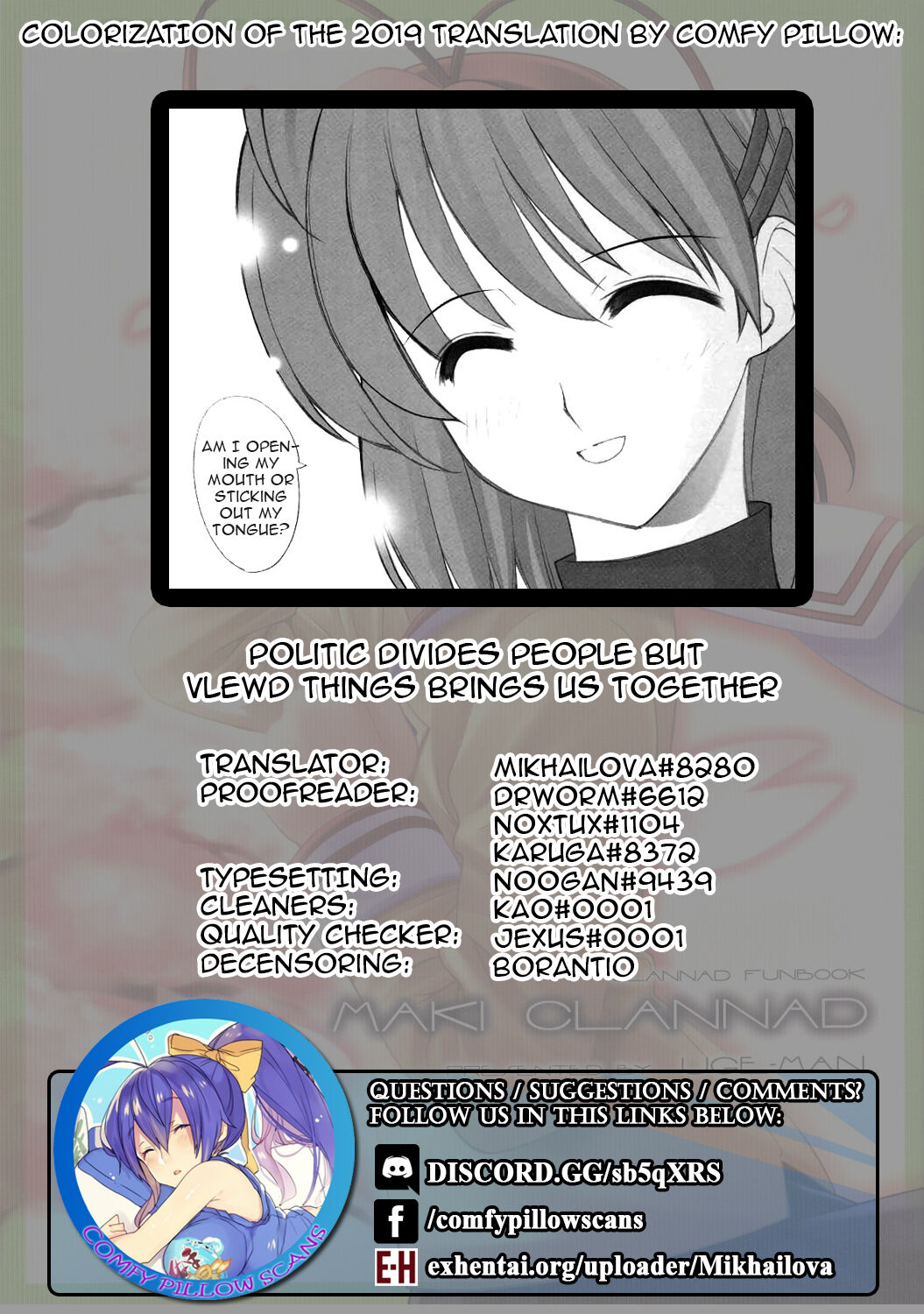 (C66) [UGEMAN (Ugeppa)]Maki Clannad(Clannad) [English] [Comfy Pillow Scans] [SPDSD] [Colorized] [Decensored] Page 27