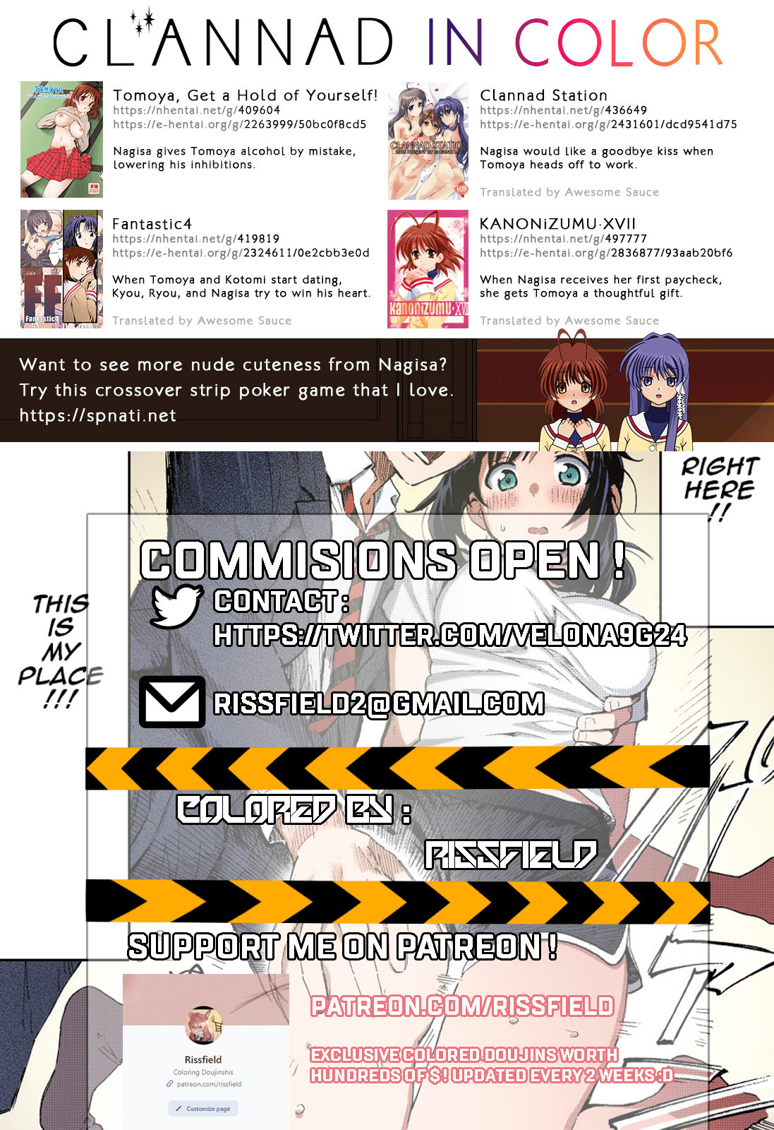(C66) [UGEMAN (Ugeppa)]Maki Clannad(Clannad) [English] [Comfy Pillow Scans] [SPDSD] [Colorized] [Decensored] Page 28