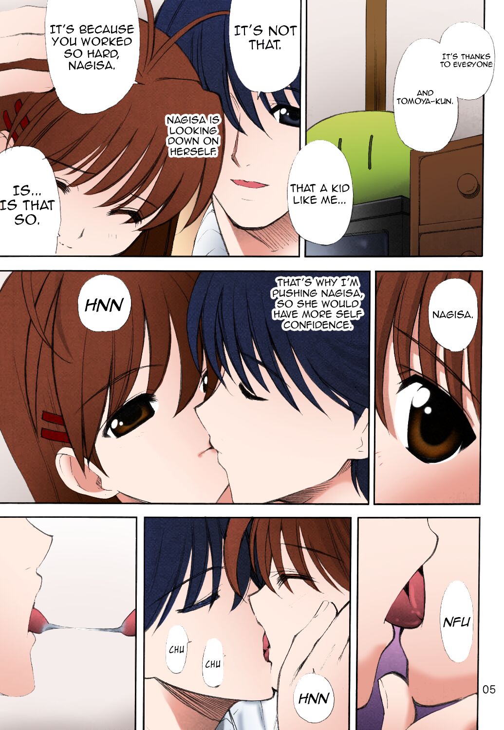 (C66) [UGEMAN (Ugeppa)]Maki Clannad(Clannad) [English] [Comfy Pillow Scans] [SPDSD] [Colorized] [Decensored] Page 4