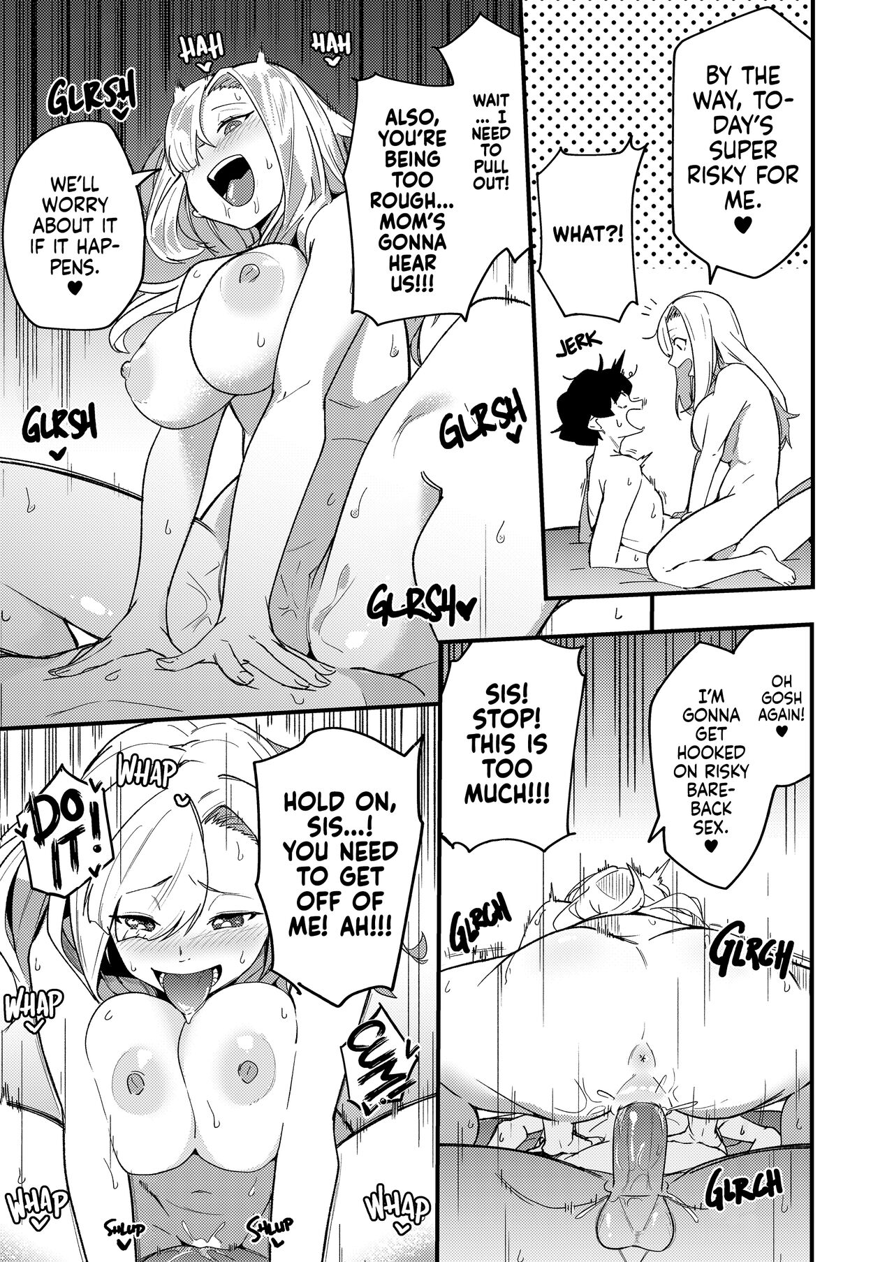 [Kakurenbo (Re:ankh)]Kyoudai Matching ~Oya ni Naisho de Gachihame Koubi Seikatsu~ | Matchmade Siblings ~Srsly, Clandestine Carnal Copulating~[English] [Digital] [Decensored] Page 36